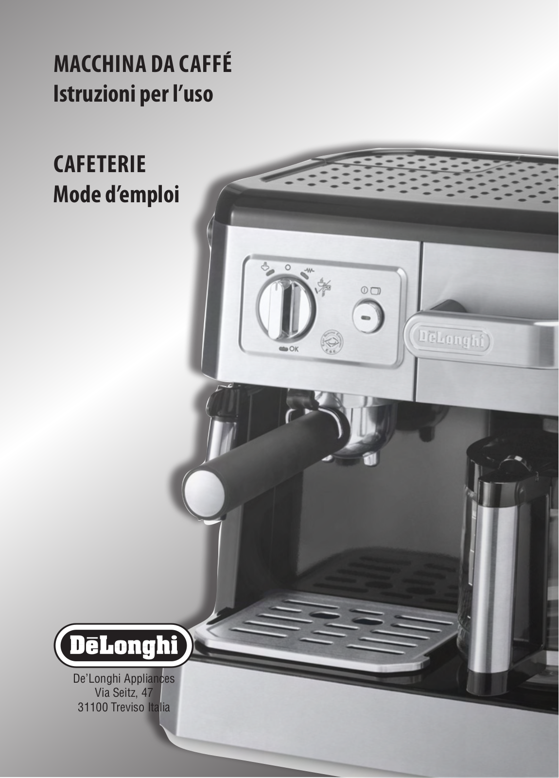 DELONGHI BCO 410, BCO415, BCO425 User Manual