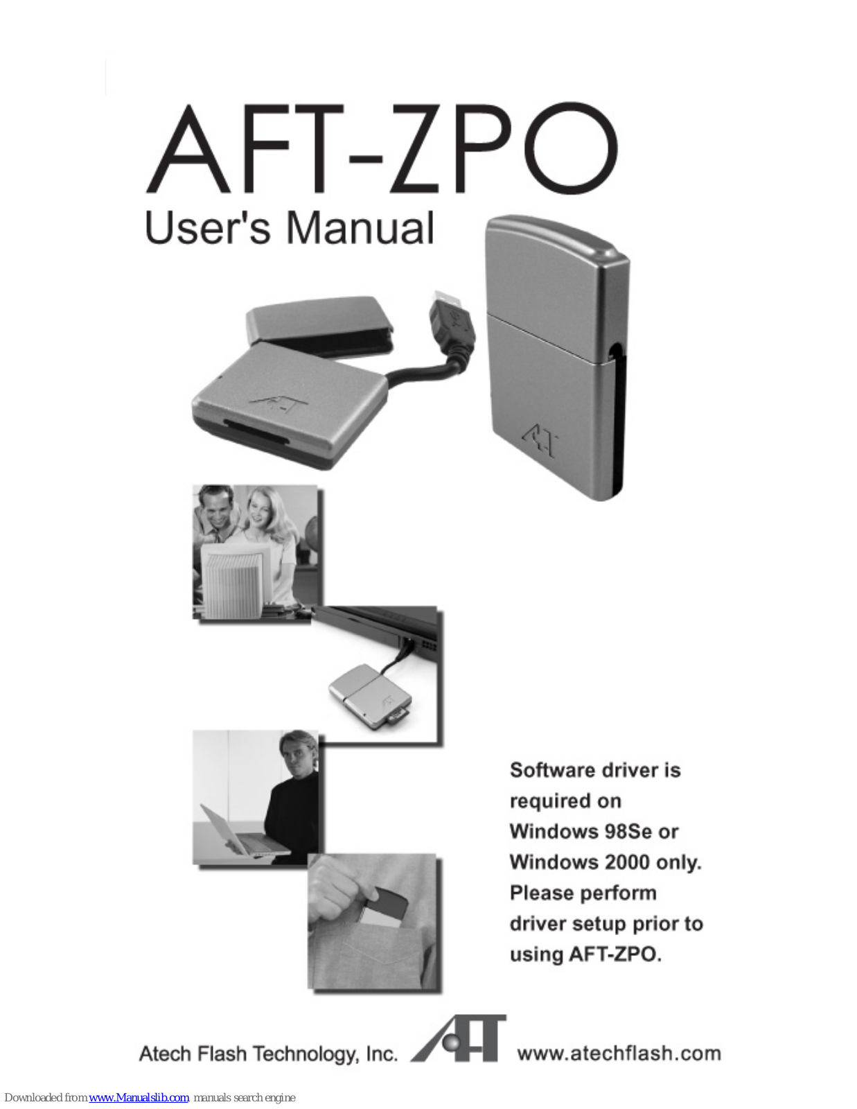 Atech Flash Technology SOFTWARE DRIVER AFT-ZPO, AFT-ZPO User Manual - ManualMachine.com
