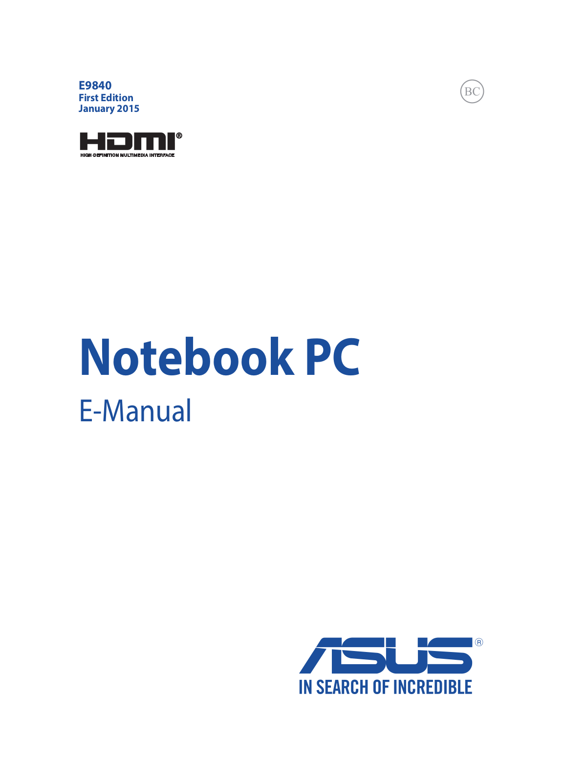 Asus P302L, X302L, R301L, F302L User Manual