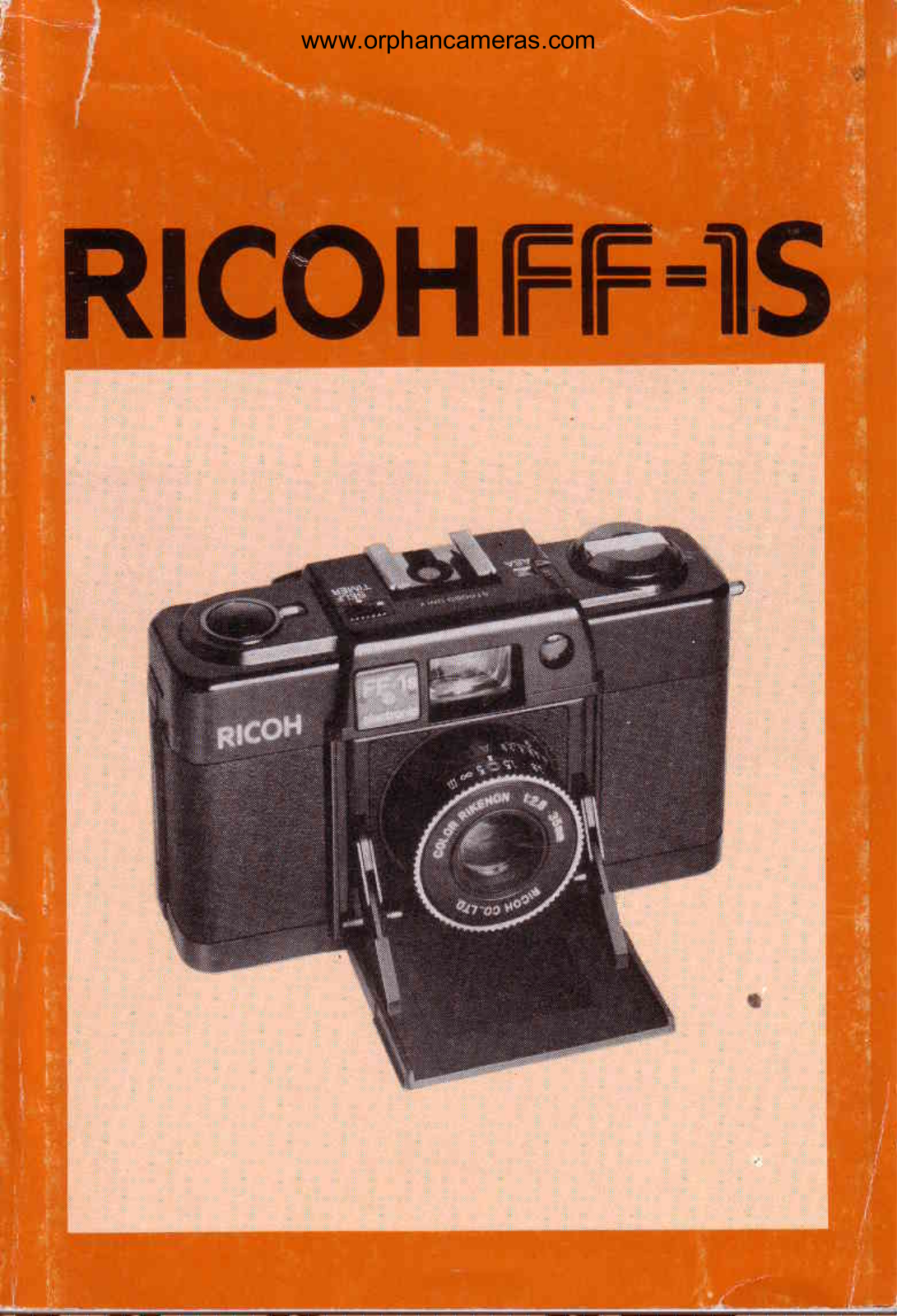 Ricoh FF-1S Operating Instructions