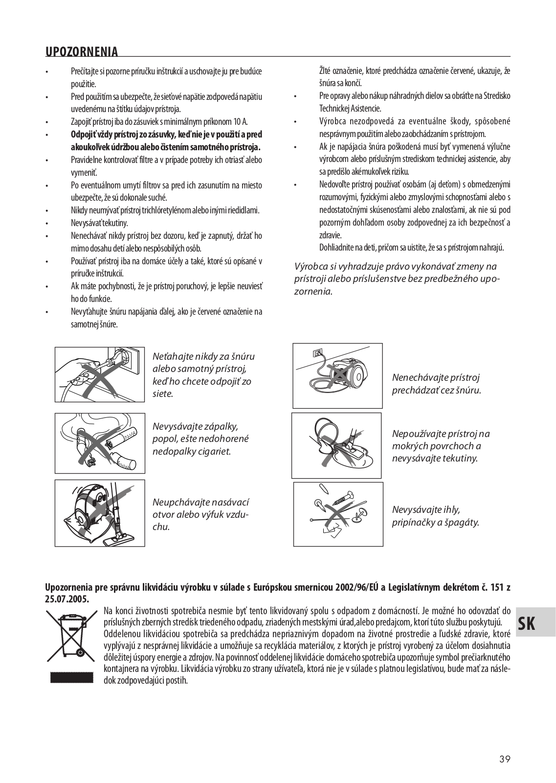 Delonghi XTE 220NBP, XTE 200NB, XTE 180NB Instructions Manual