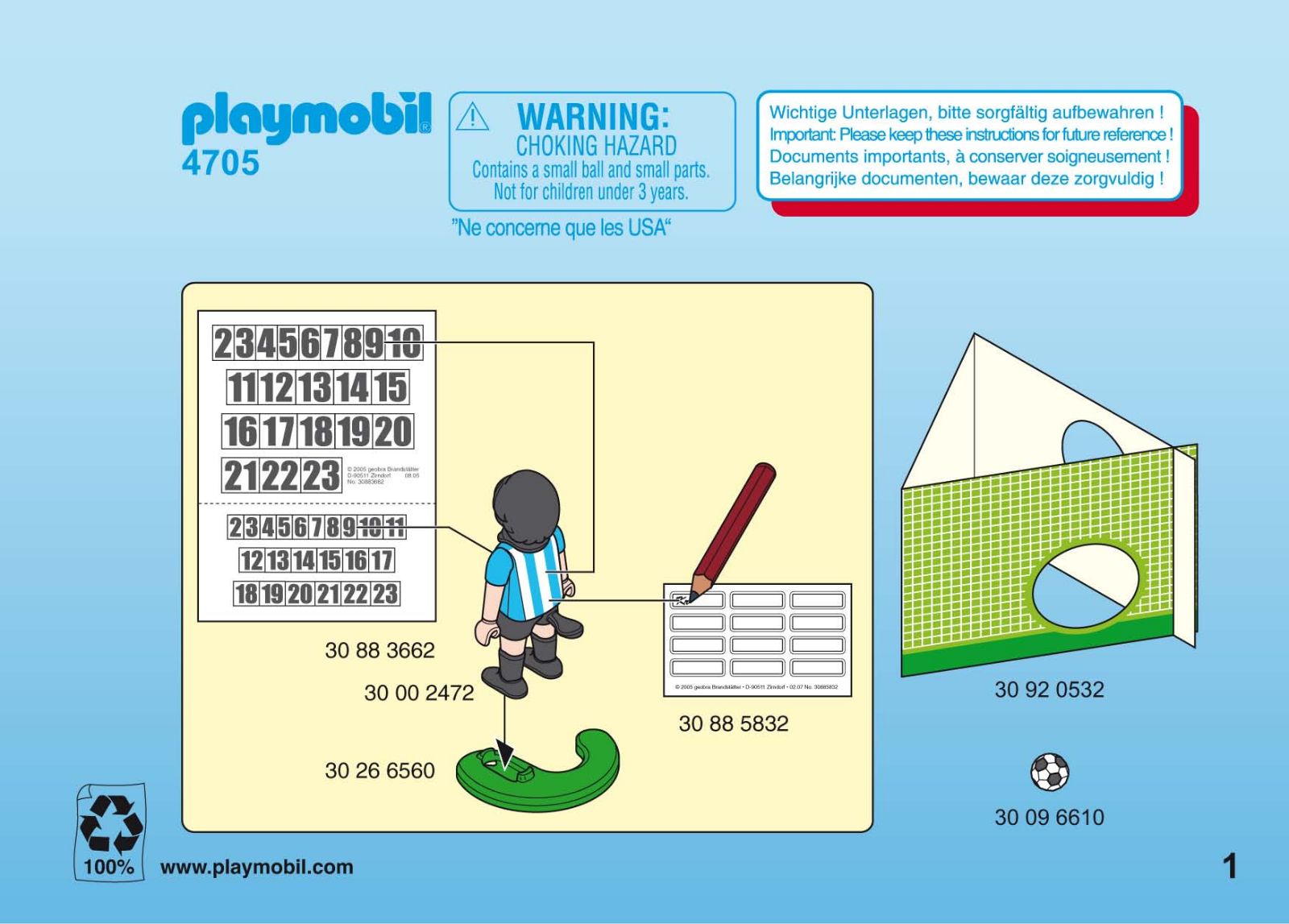 Playmobil 4705 Instructions