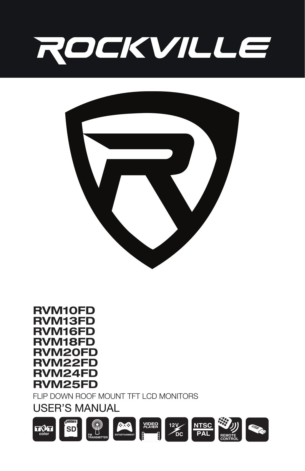 Rockville RVM22FD, RVM25FD, RVM20FD, RVM24FD, RVM10FD User Manual