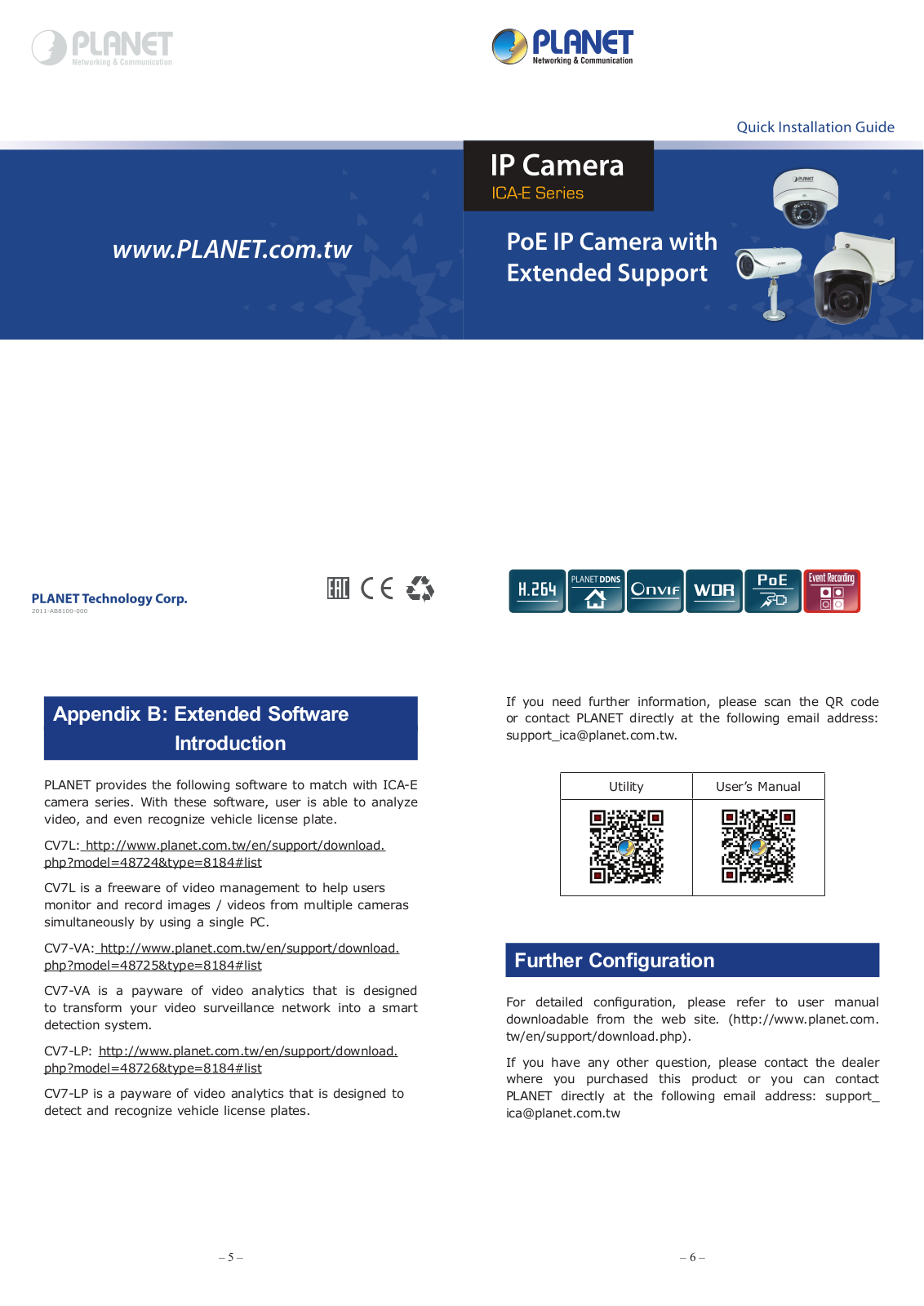 Planet ICA-E SERIES Quick Installation Manual