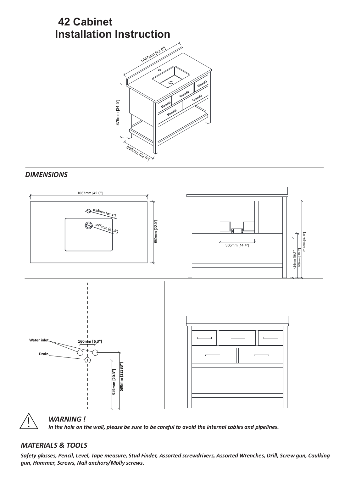 Sand & Stable W002672812 Specifications - ManualMachine.com