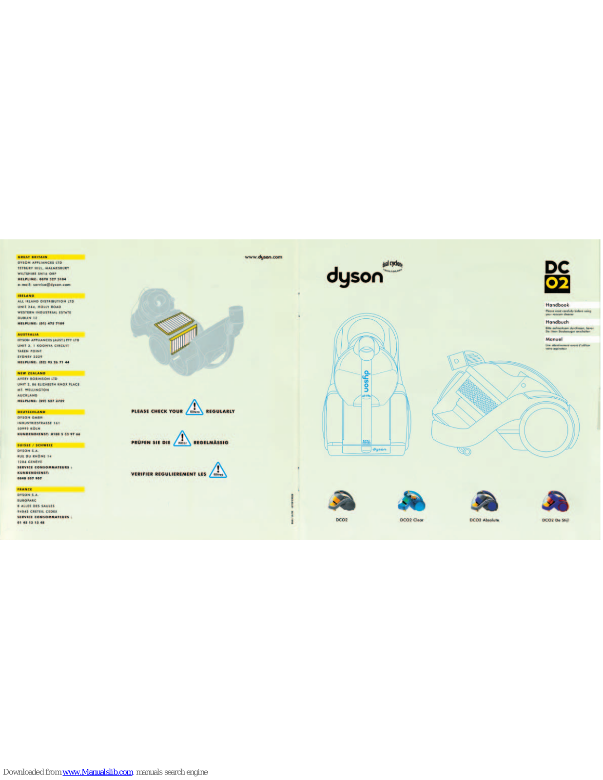 Dyson CLEAR DC02 User Manual