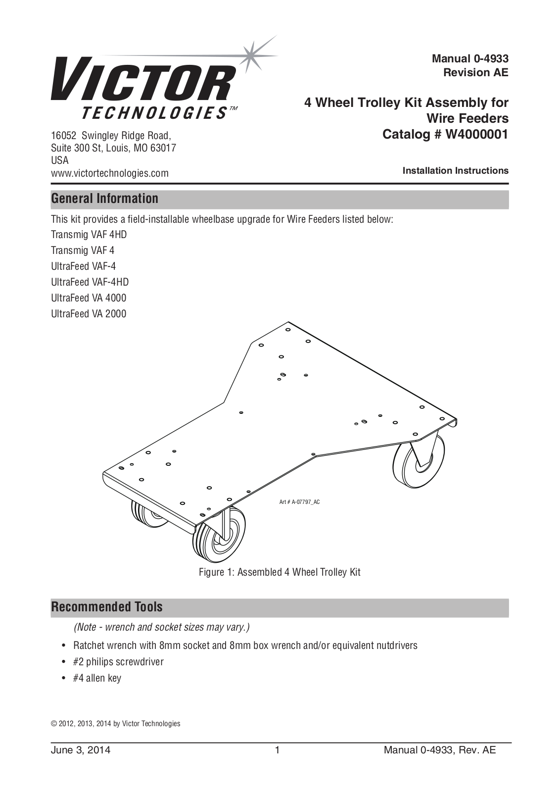 Tweco W4000001 User Manual