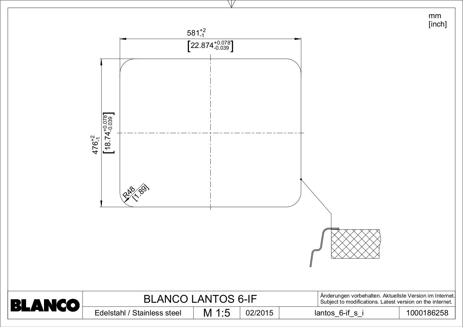 Blanco Lantos 6IF User Manual