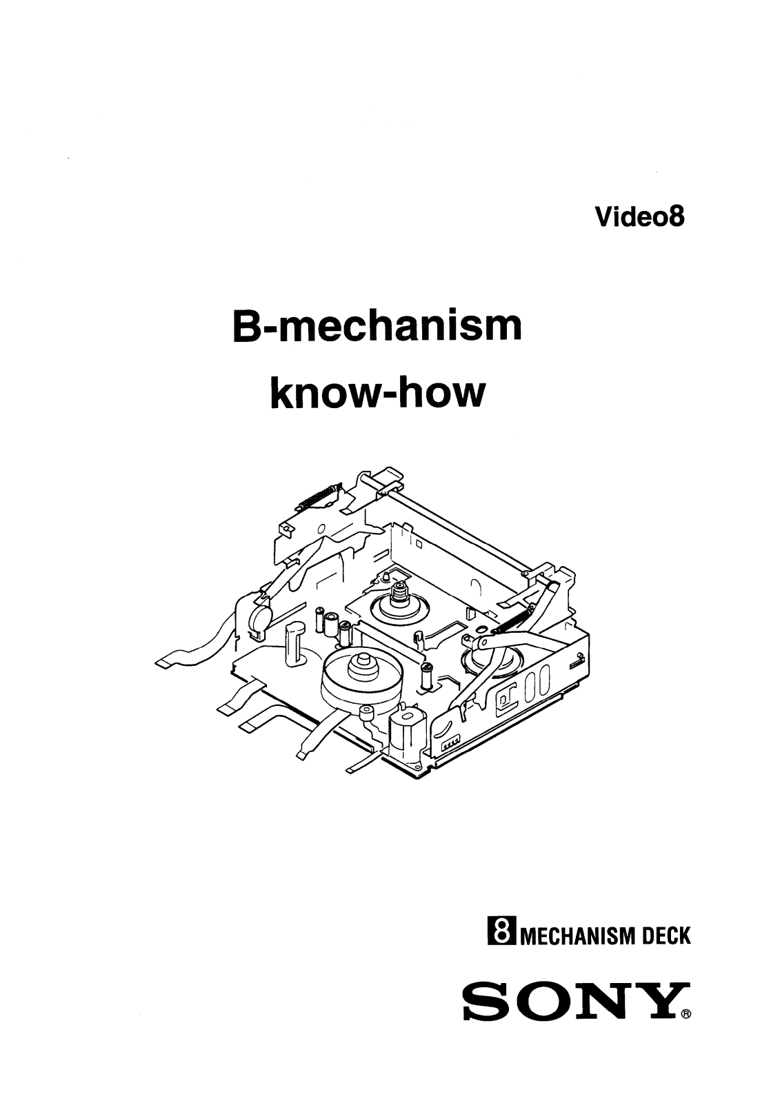 Sony B-mechanism Service Manual