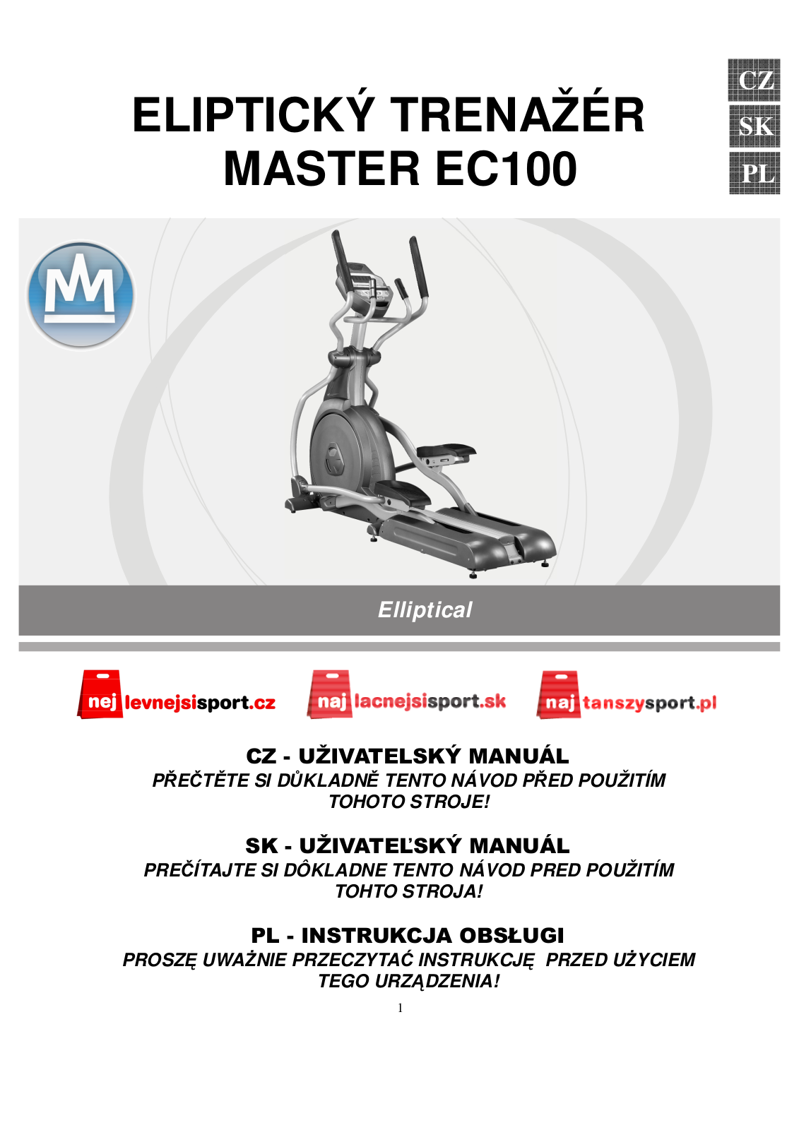 Master EC100 User Manual