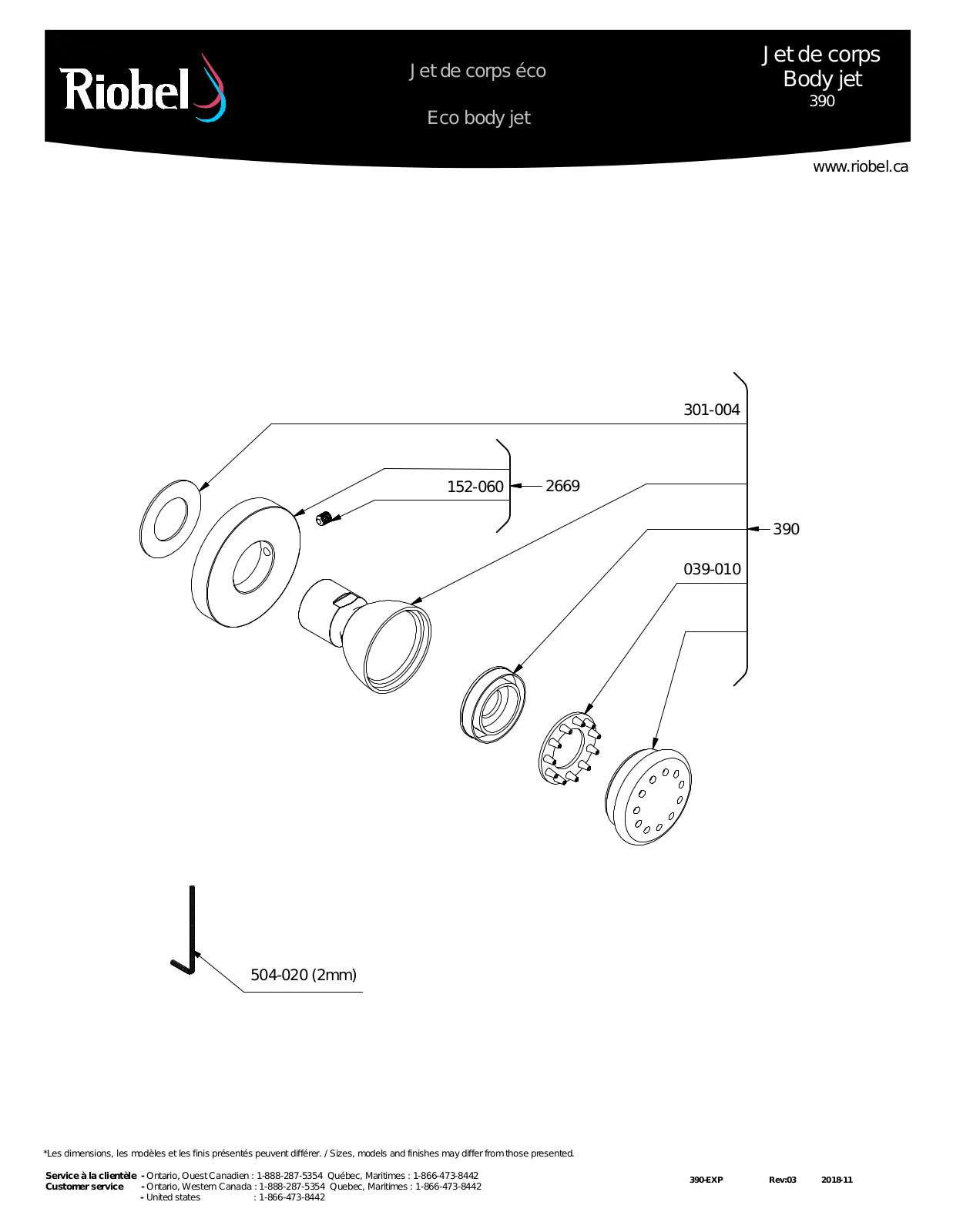 Riobel ROBL1627 Specifications - ManualMachine.com