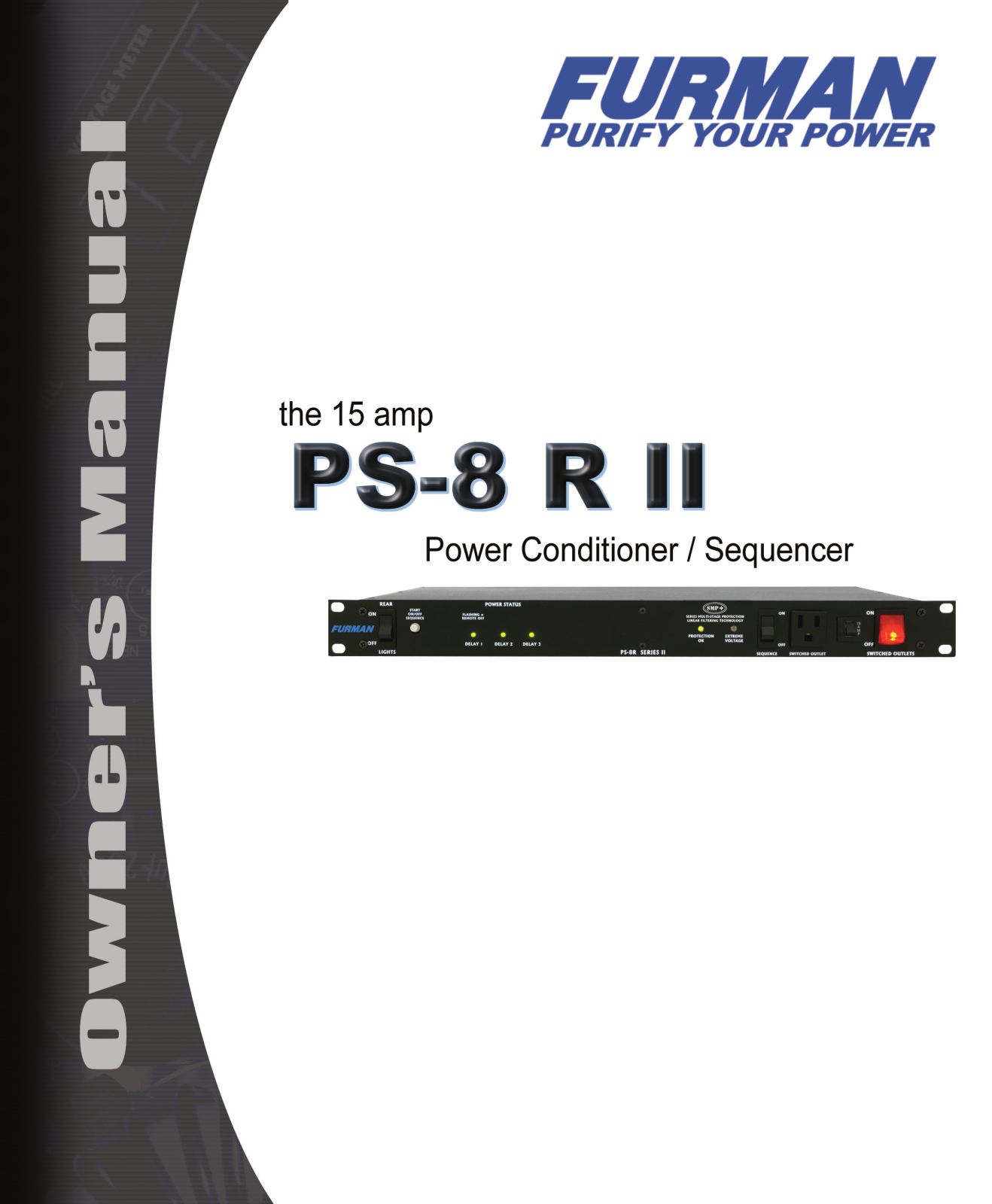 Furman PS8 R II, PS8R User Manual