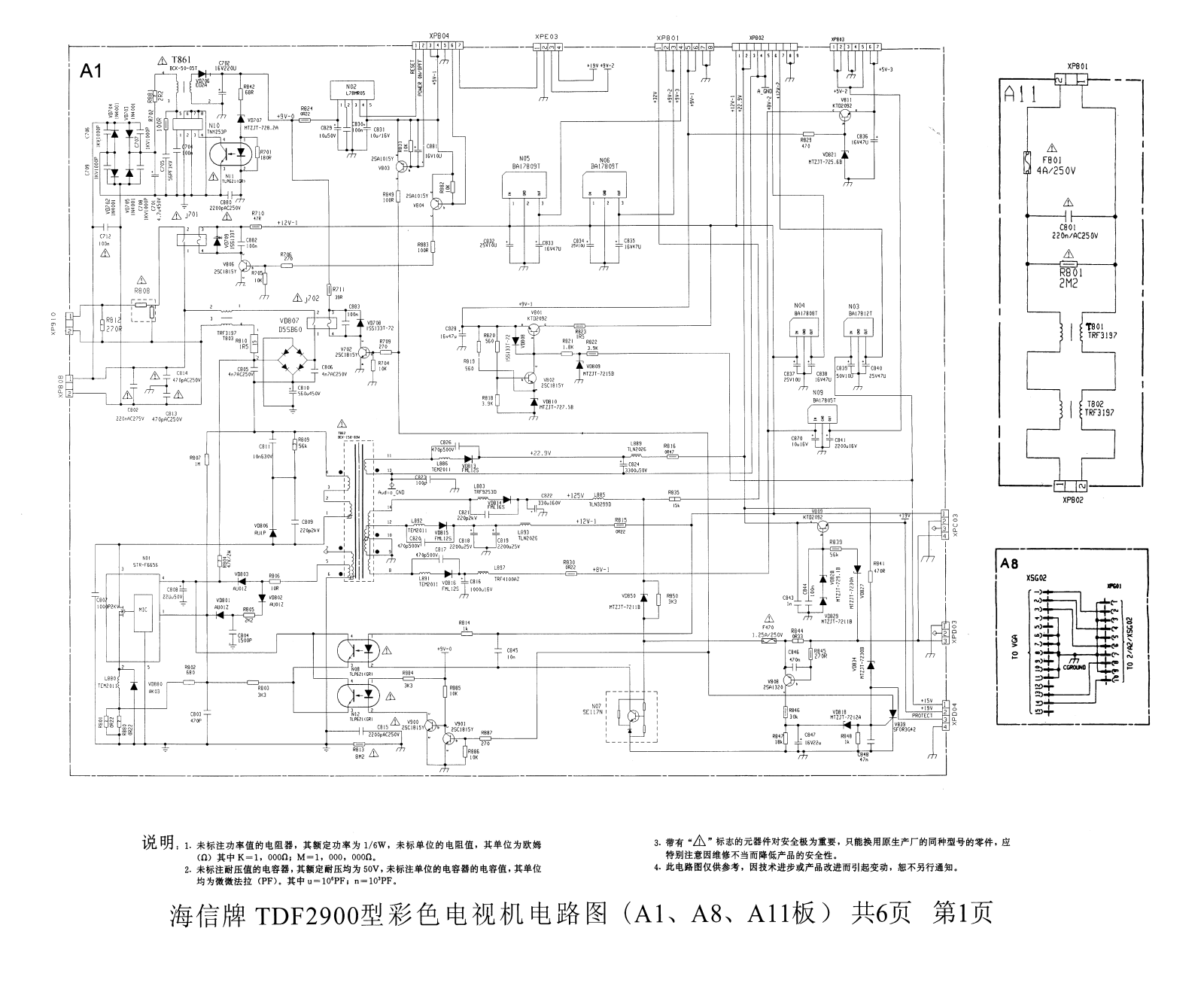 Hisense TDF2900 Schematic