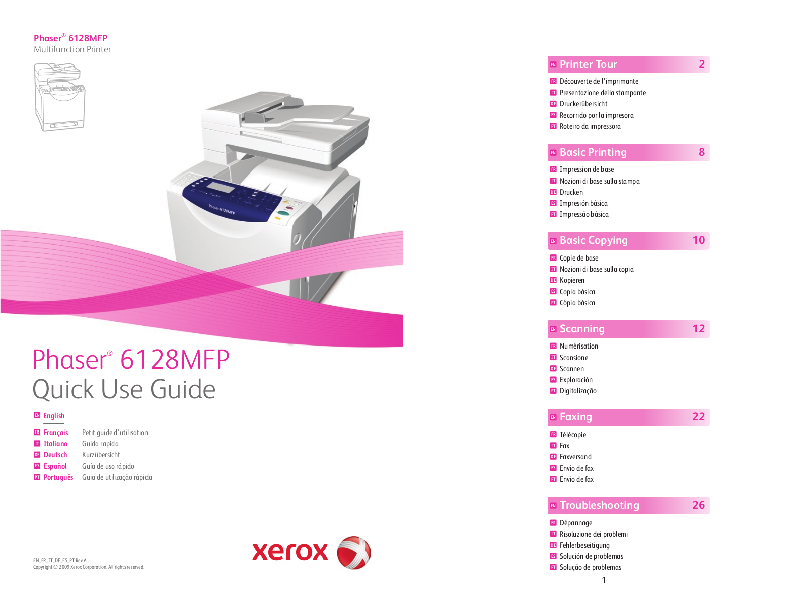 XEROX 6128MFP User Manual