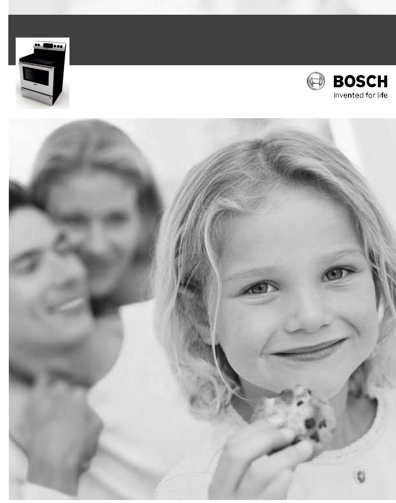 Bosch HES5L53U/07 Use and Care Manual