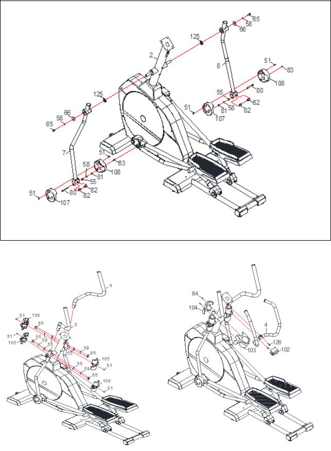 BH Fitness G860TFT assembly Instructions