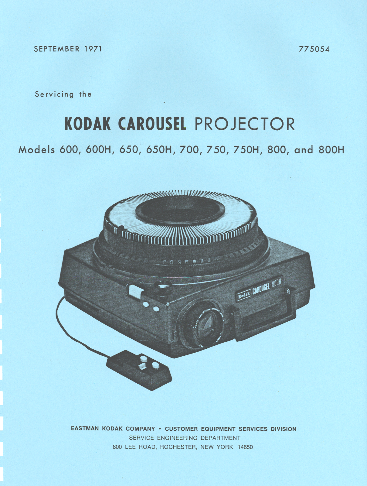 Kodak carousel 600, carousel 600h, carousel 650, carousel 650h, carousel 700 schematic