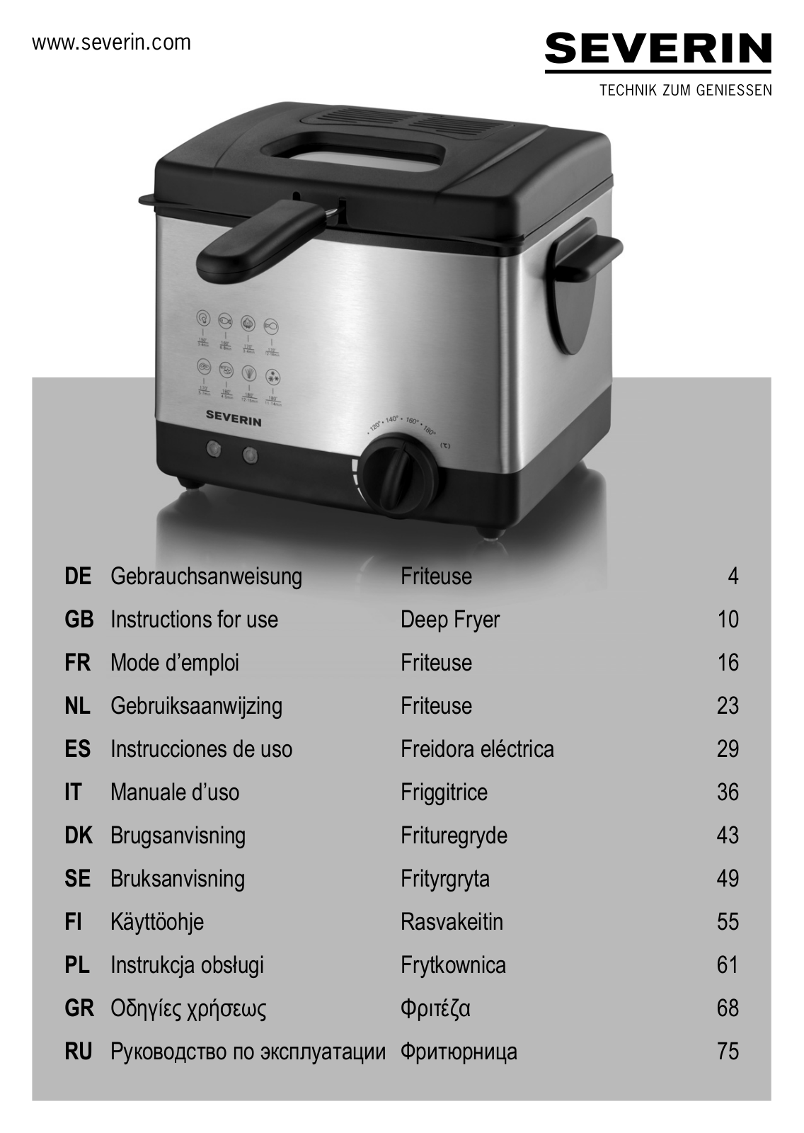 Severin FR 2419 User Manual