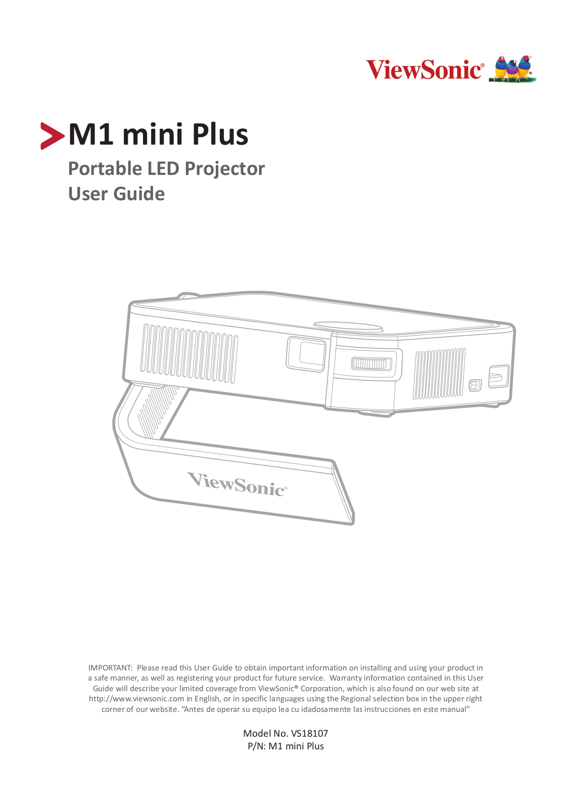 ViewSonic M1 Mini Plus User Manual