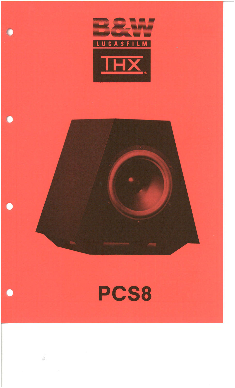 Bowers and Wilkins PCS-8 Service manual