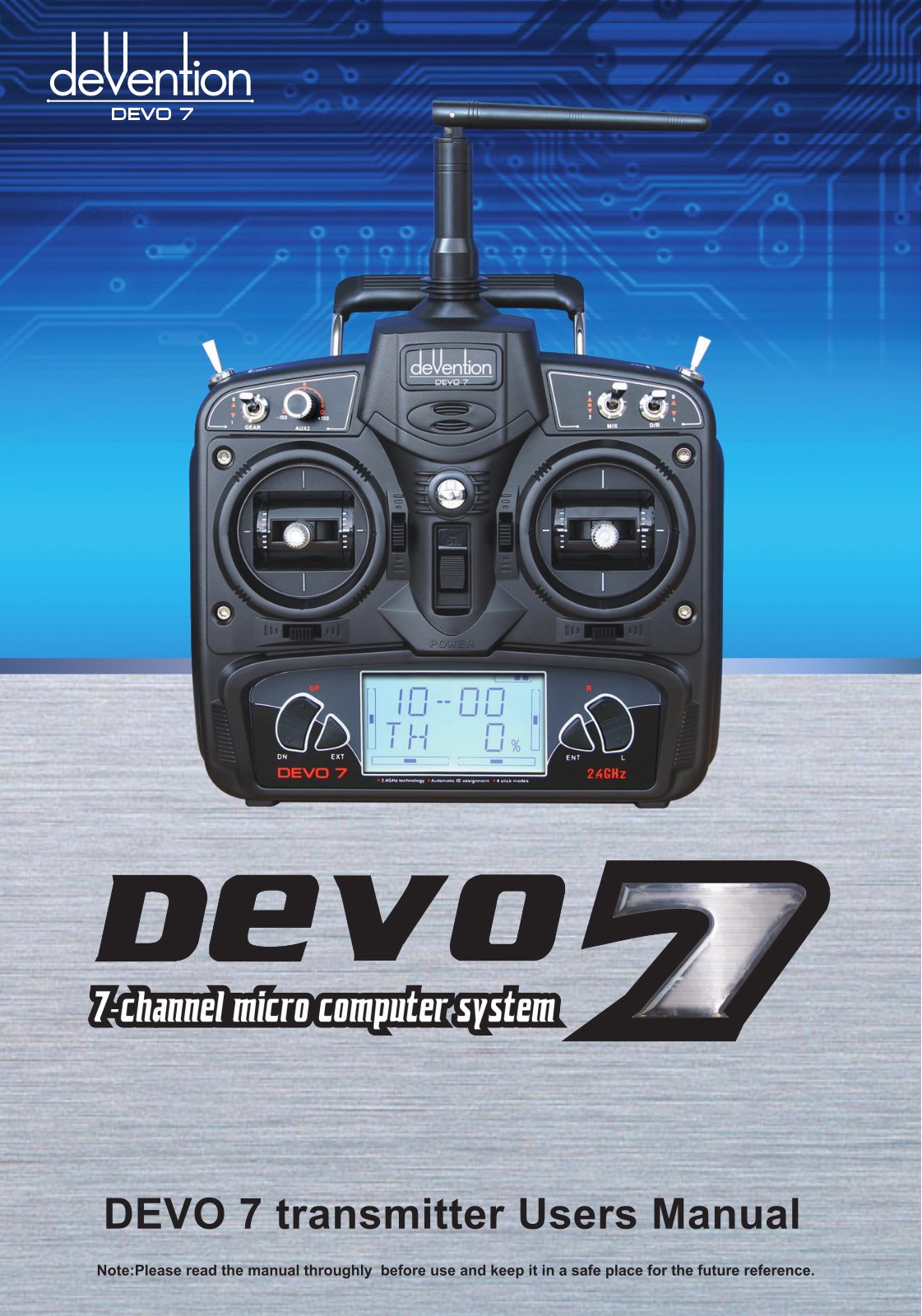 Walkera Devo 7 User manual