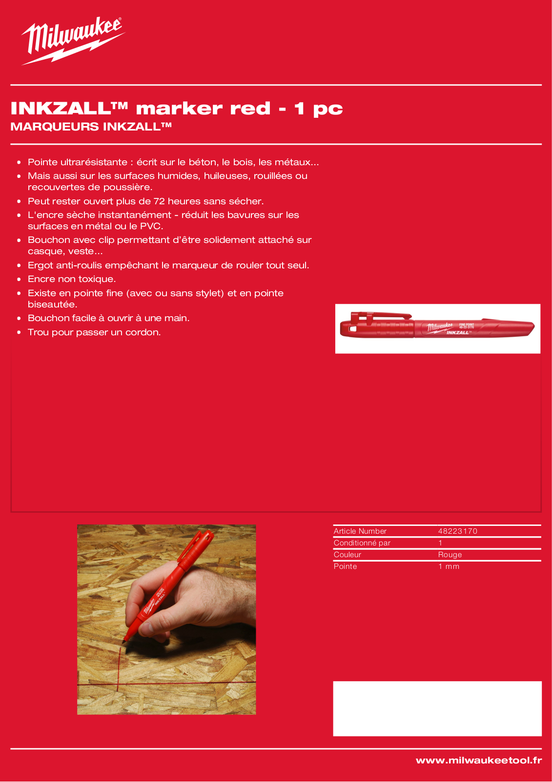 Milwaukee 48223170 Specification - ManualMachine.com