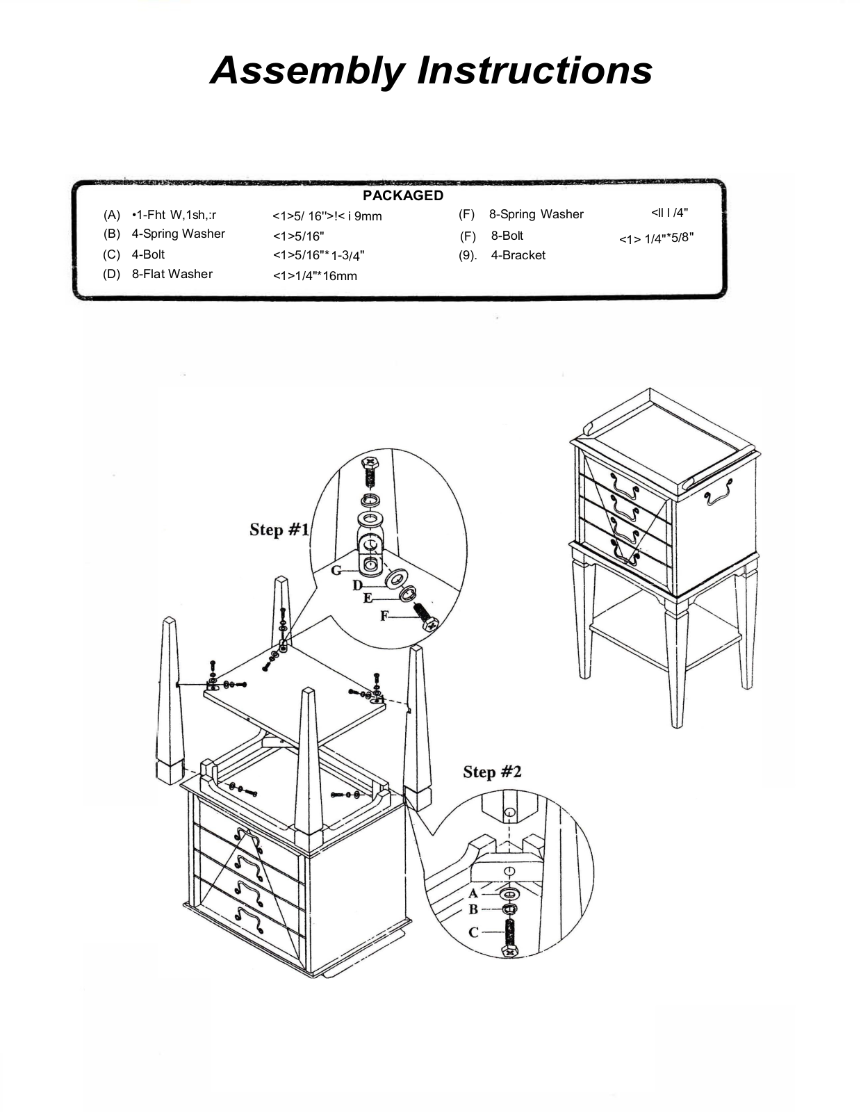 Alcott Hill ARGD1420 Installation & Assembly - ManualMachine.com