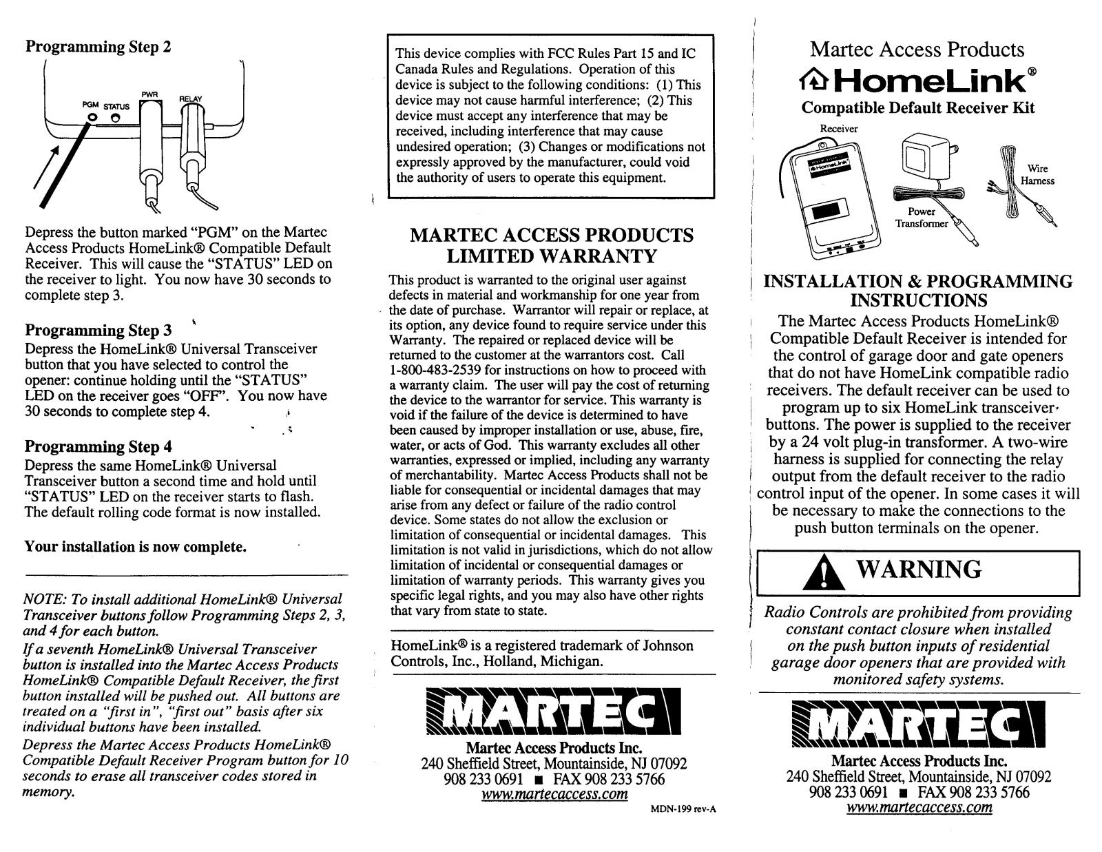 Martec Access 955 Users Manual - ManualMachine.com