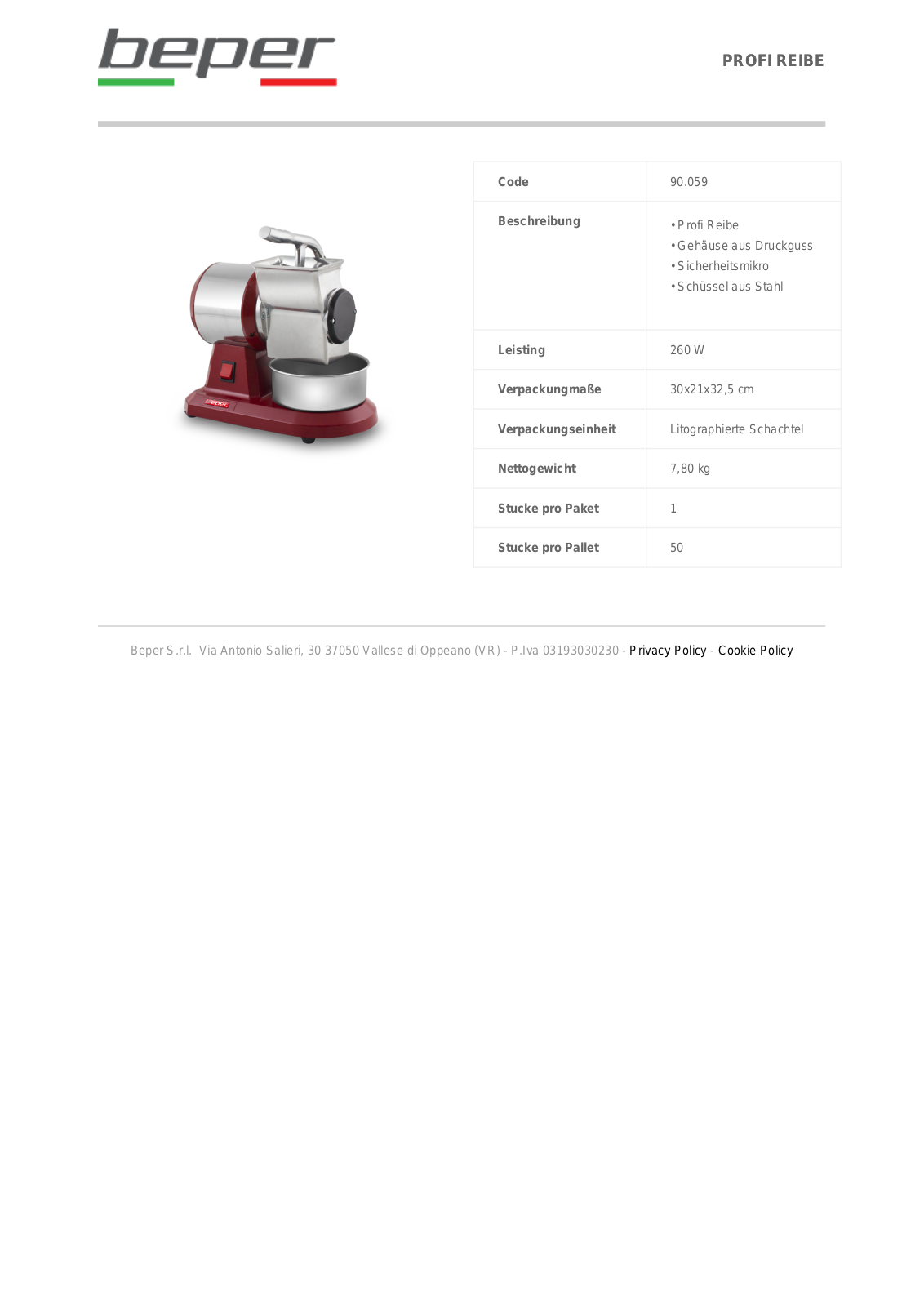 Beper 90.059 User Manual - ManualMachine.com