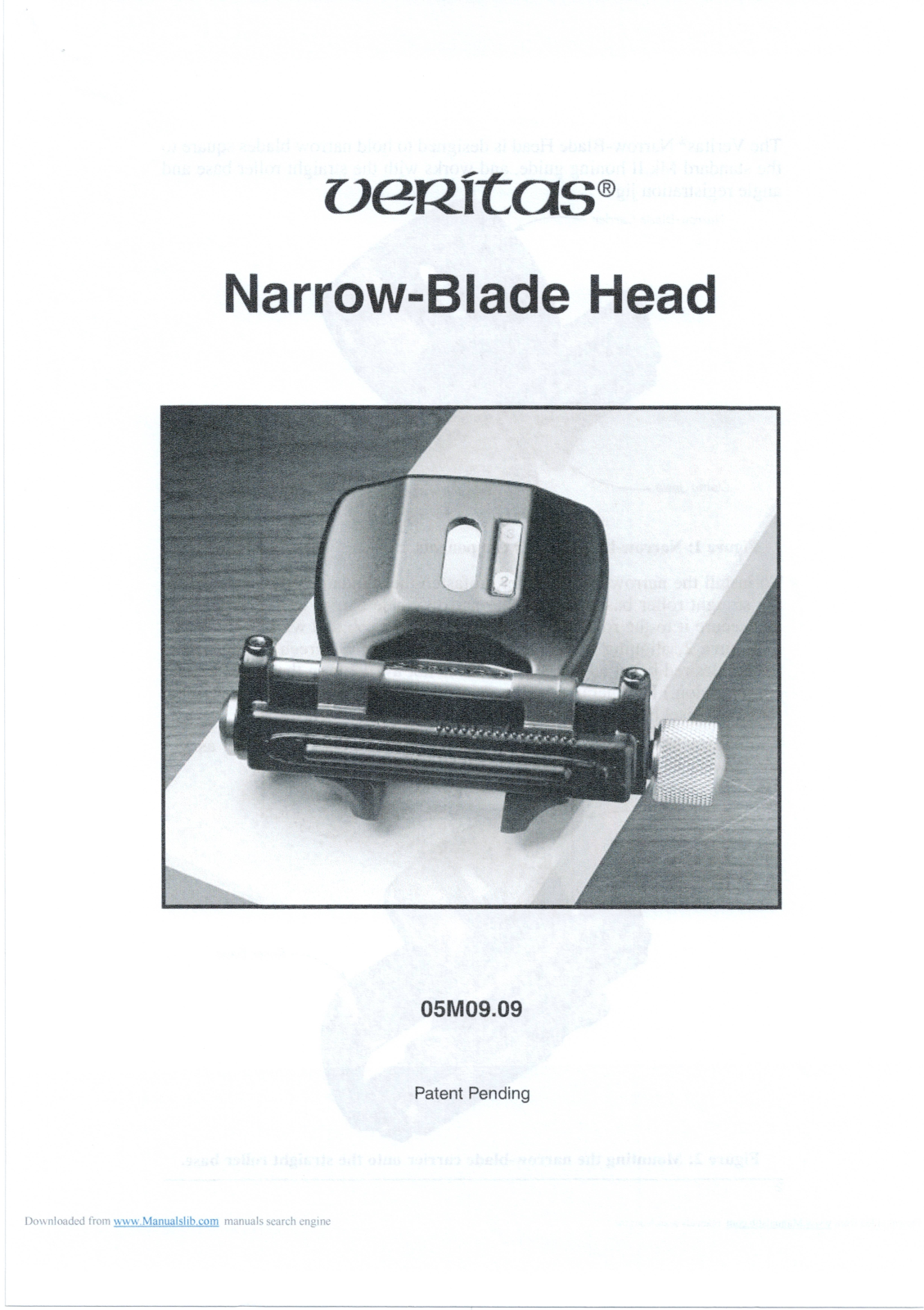 Veritas Narrow Blade Head User Manual