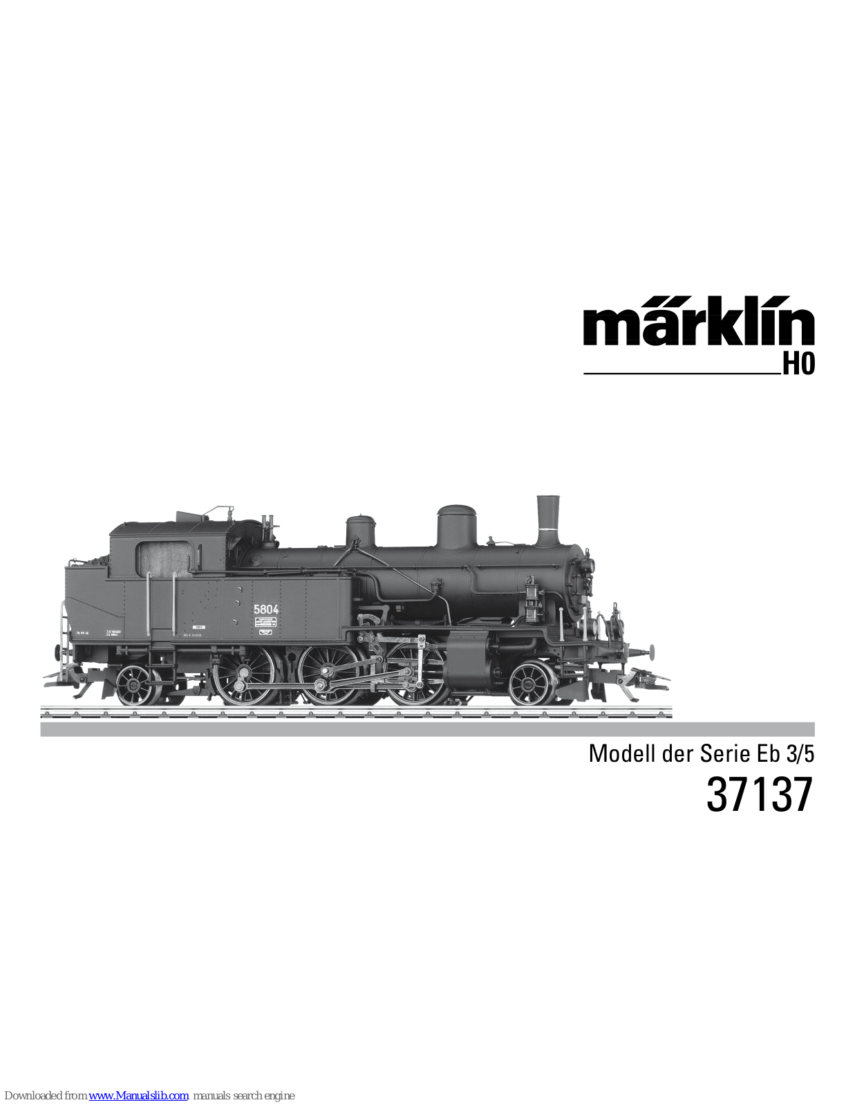 marklin 37137 User Manual