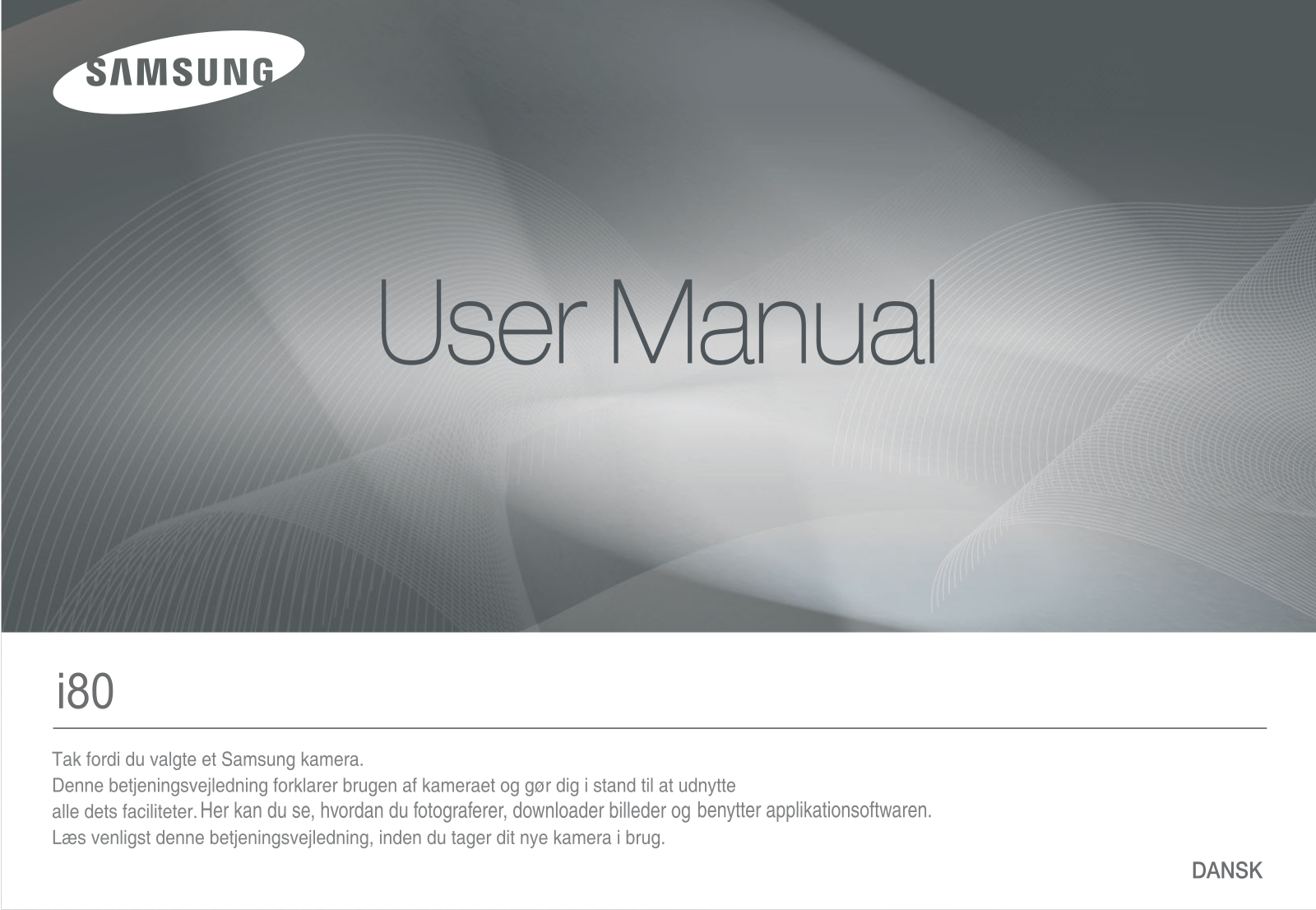 Samsung I80 User Manual