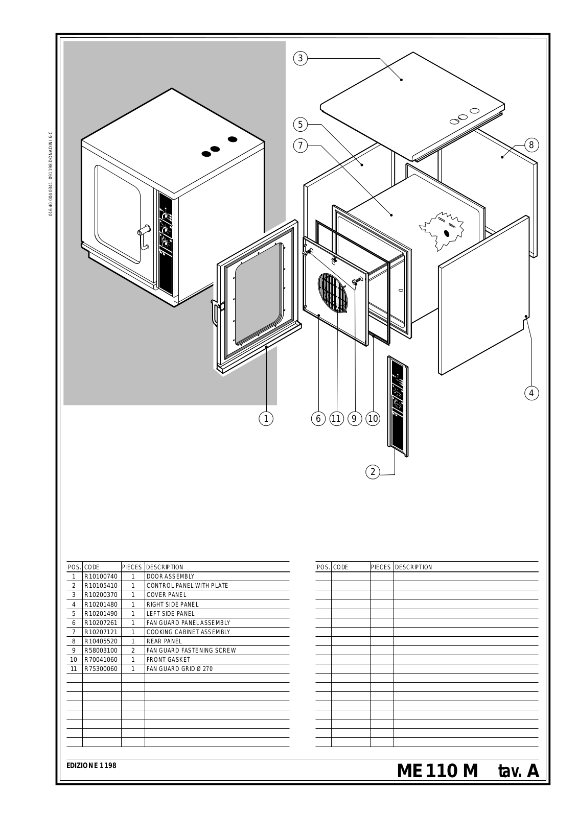 Cleveland CCE110 Parts Manual