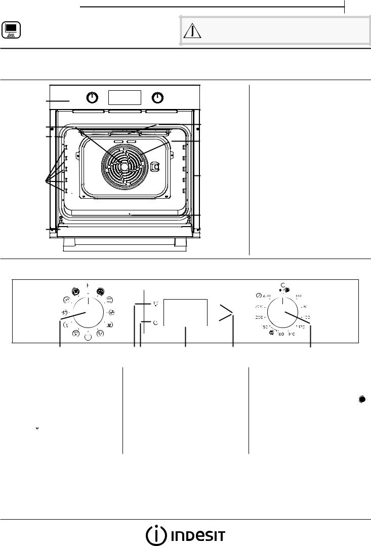 INDESIT IFWS 3841 JH IX Daily Reference Guide