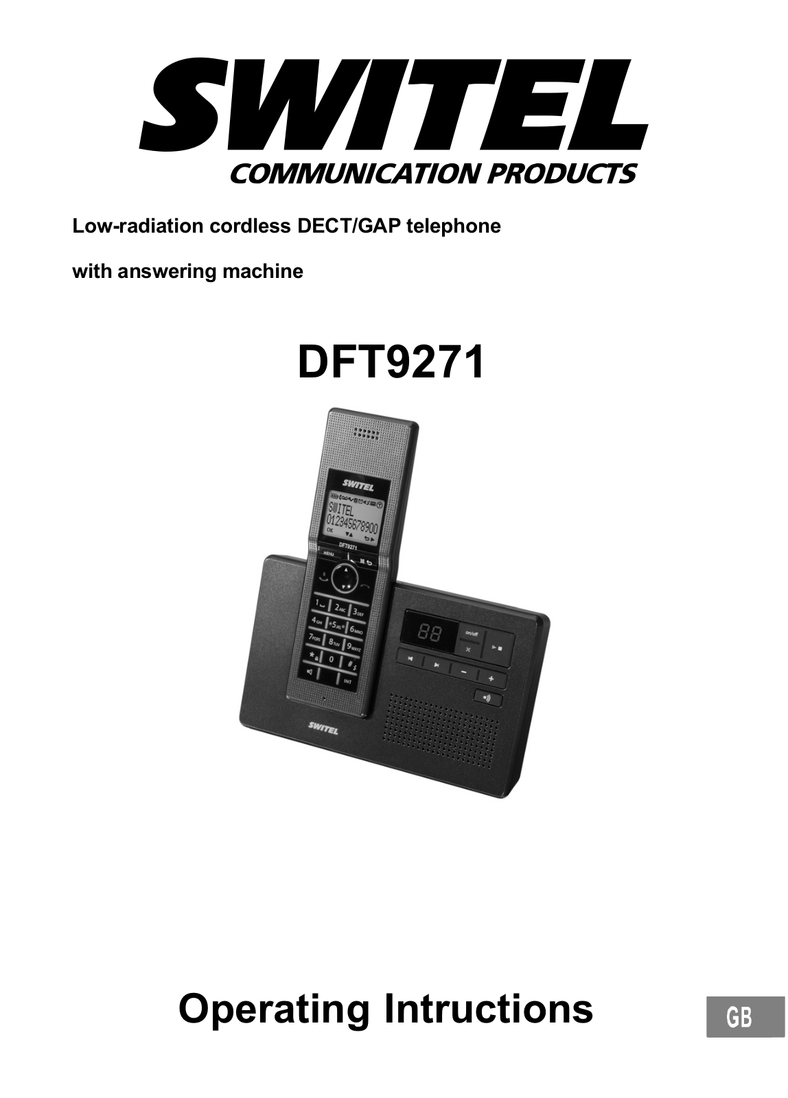 switel DFT9271 Operating Instructions Manual - ManualMachine.com