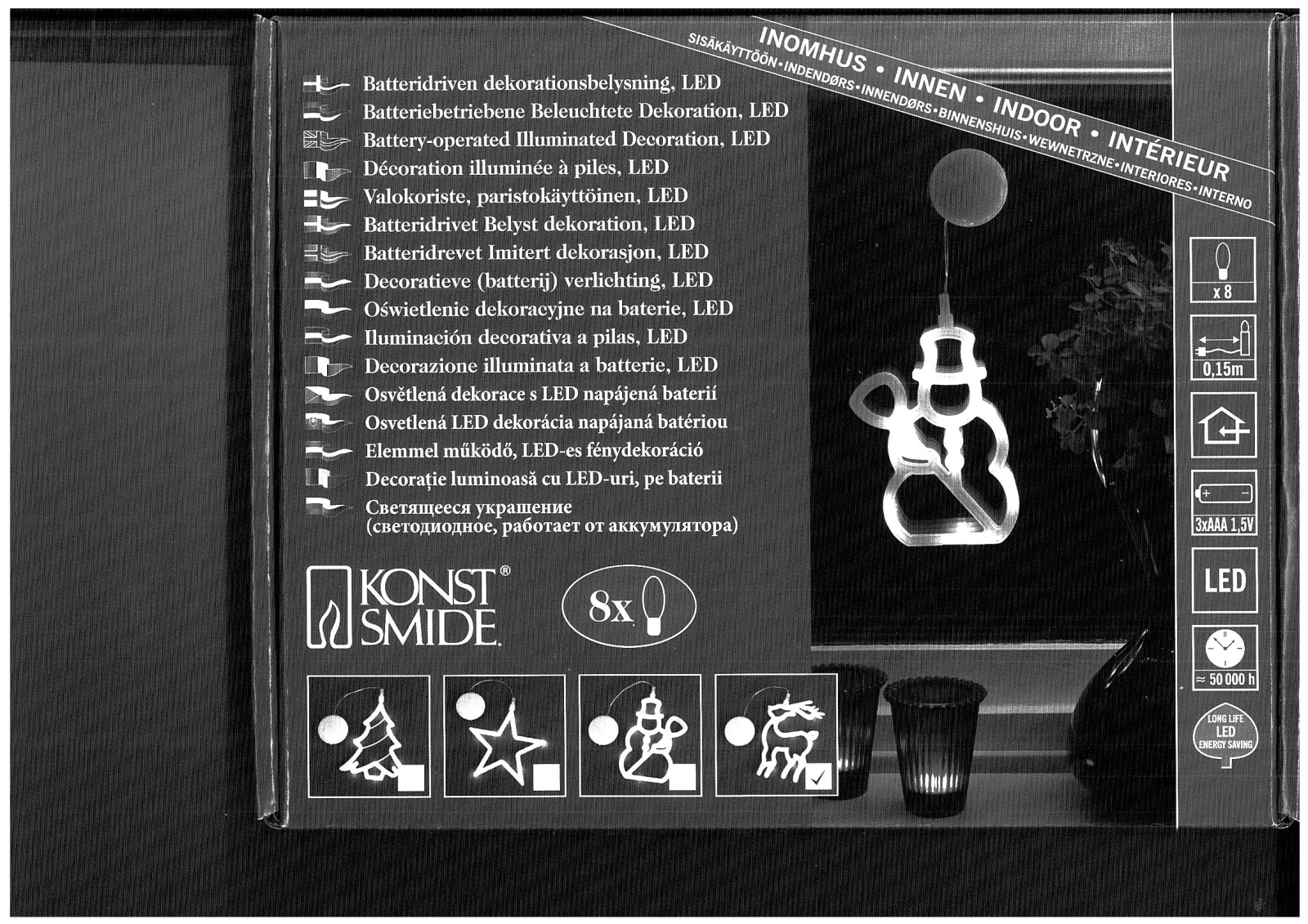 Konstsmide 1298-103 Technical Information