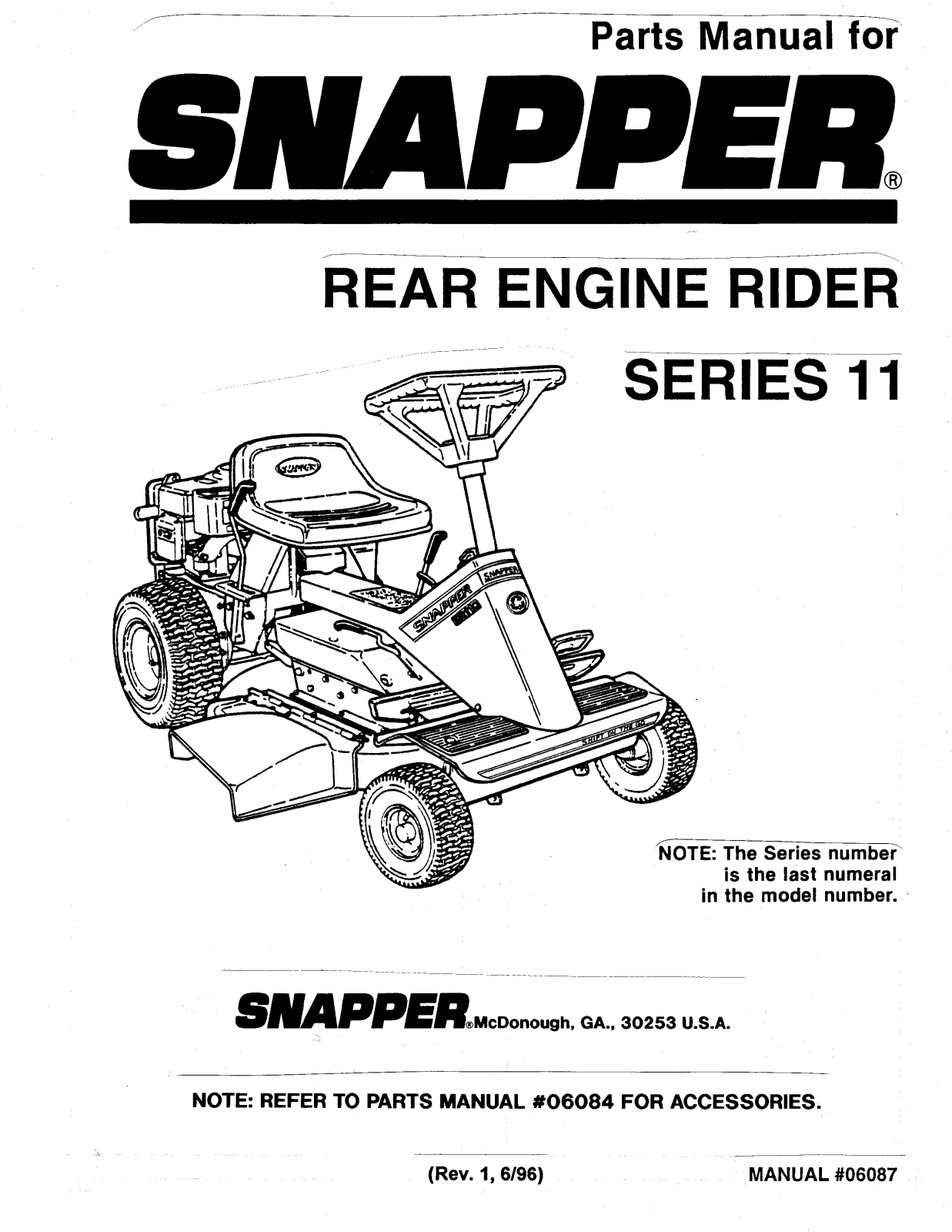 Snapper Series 11 User Manual