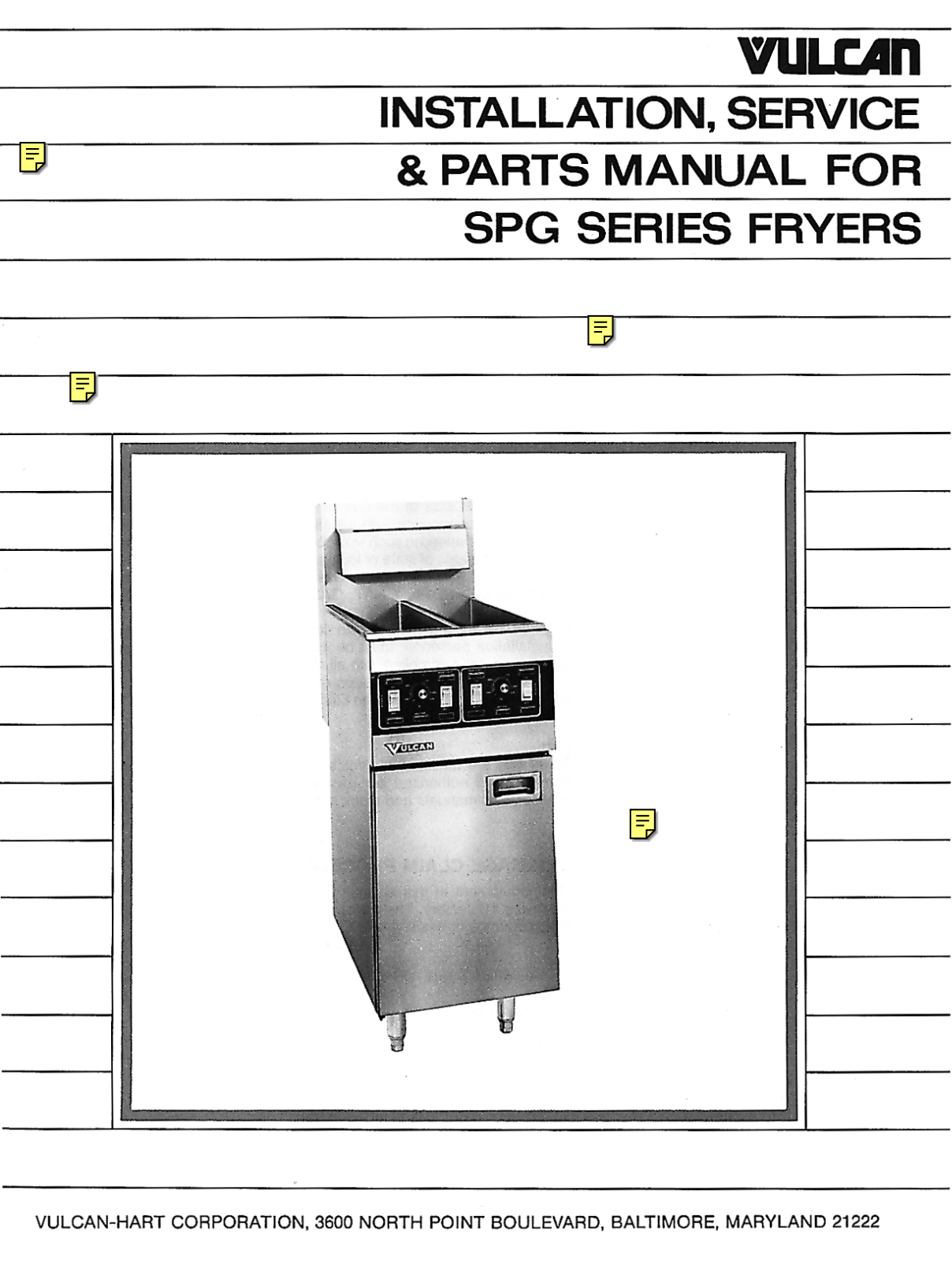 Vulcan SPG-1 Service Manual