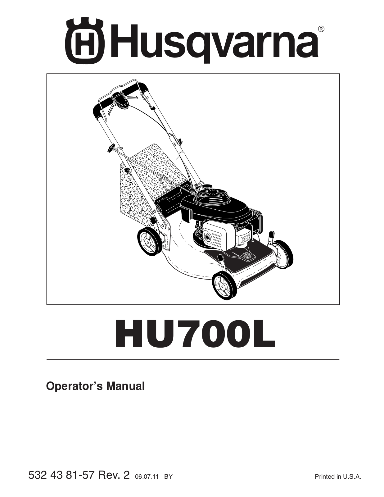 Husqvarna 961430097 User Manual