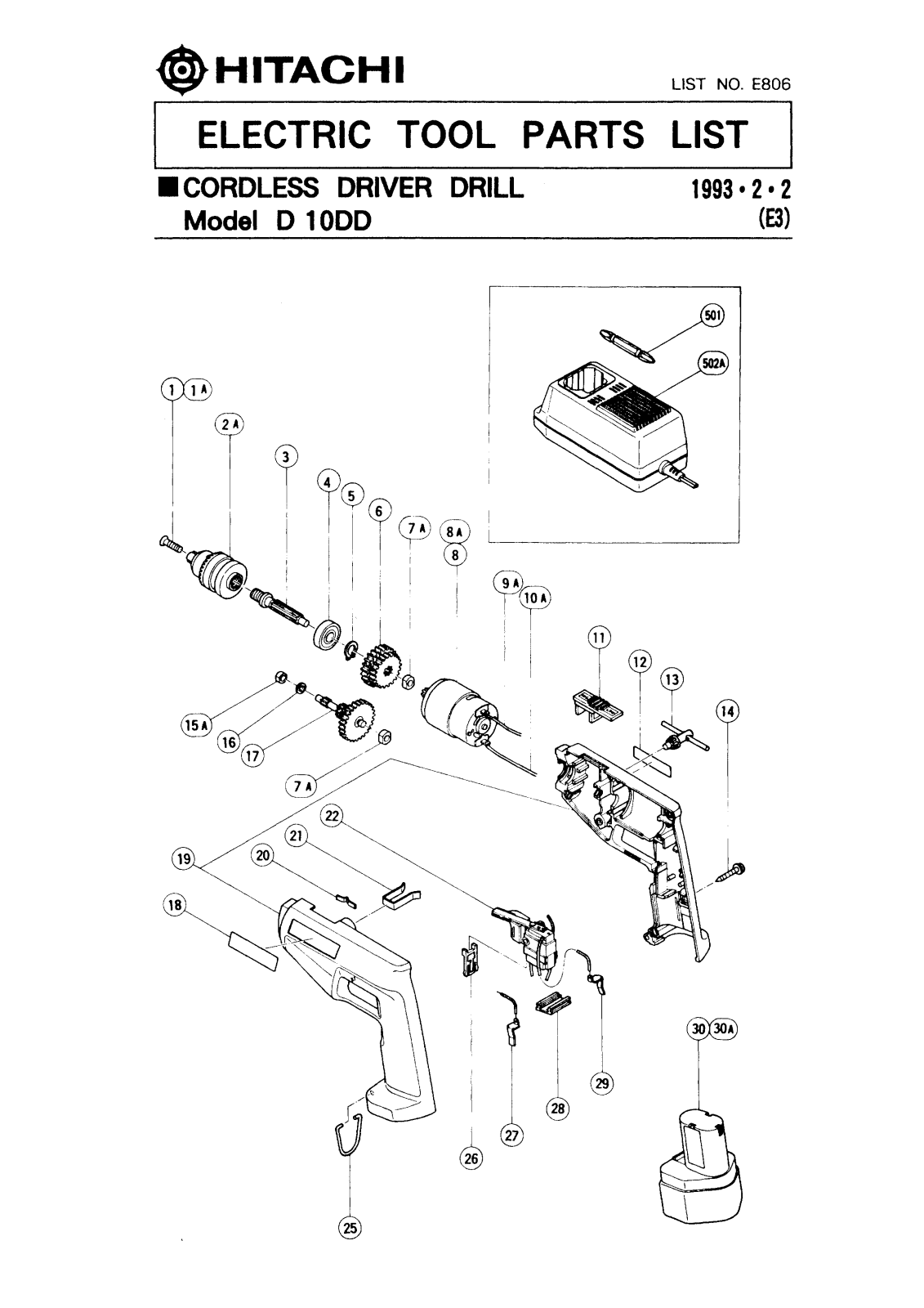 Hitachi D10DD User Manual