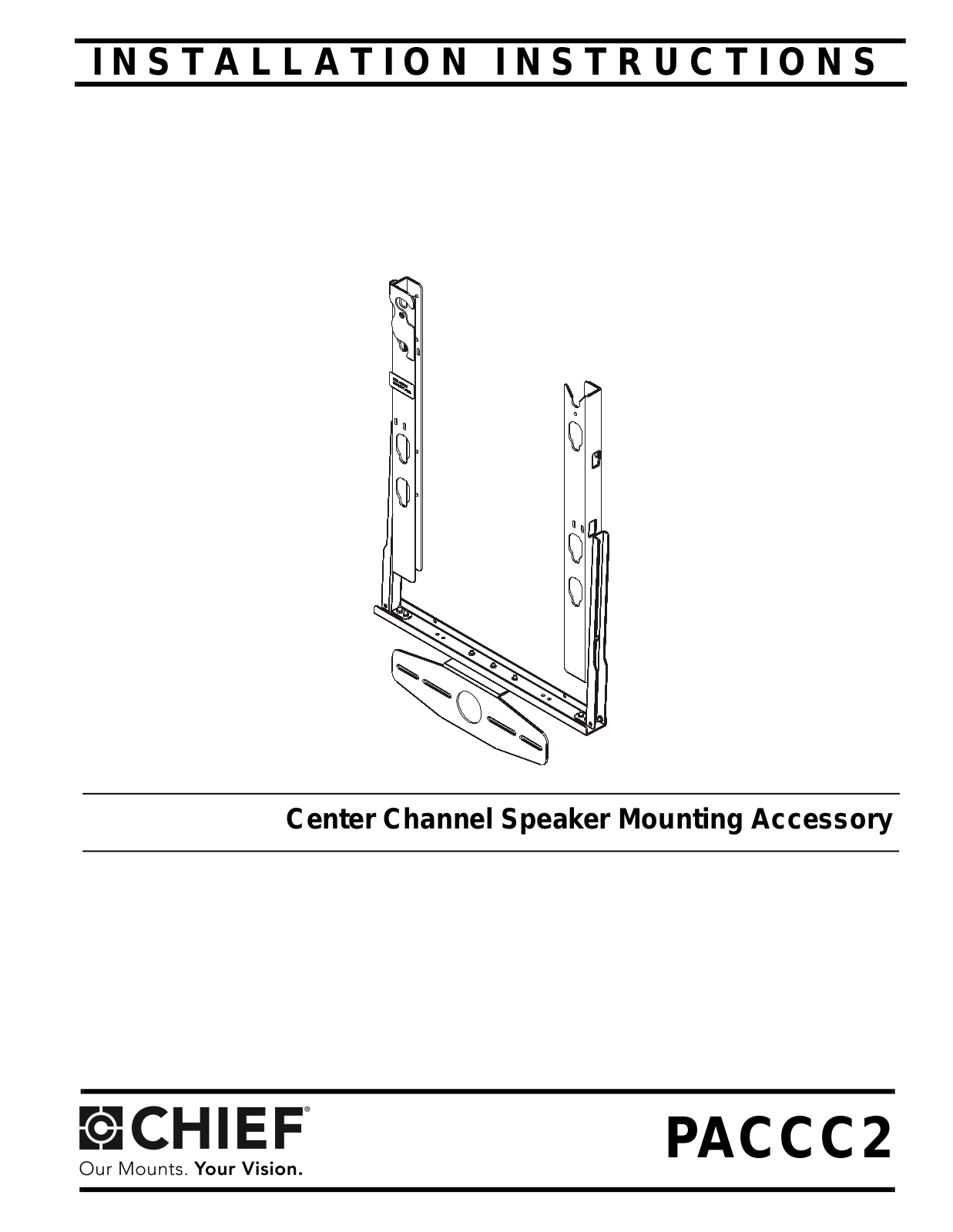 CHIEF PACCC2 User Manual