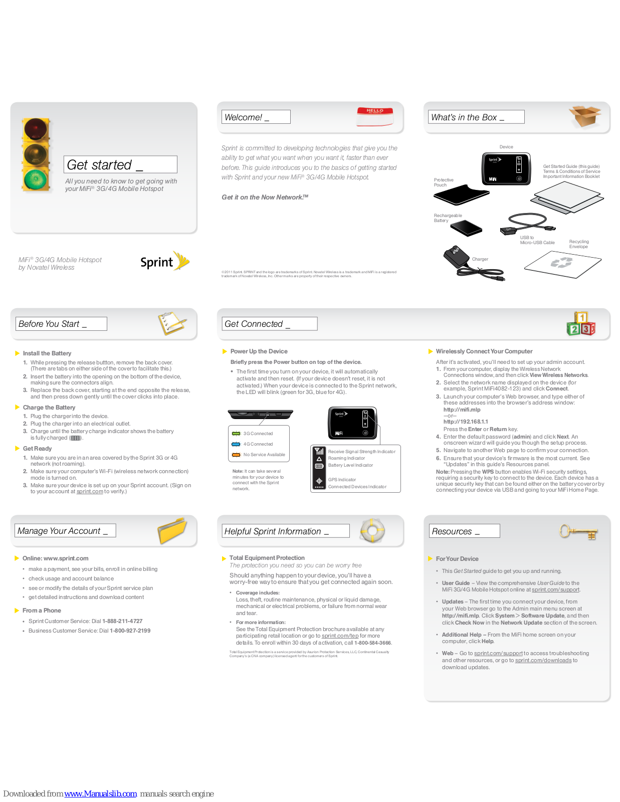 Novatel Mobile Hotspot, MiFi Get Started