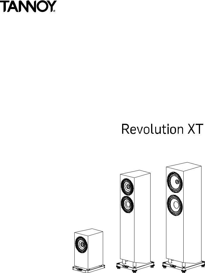 Tannoy Revolution XT 6, Revolution XT 6F, Revolution XT 8F User Manual