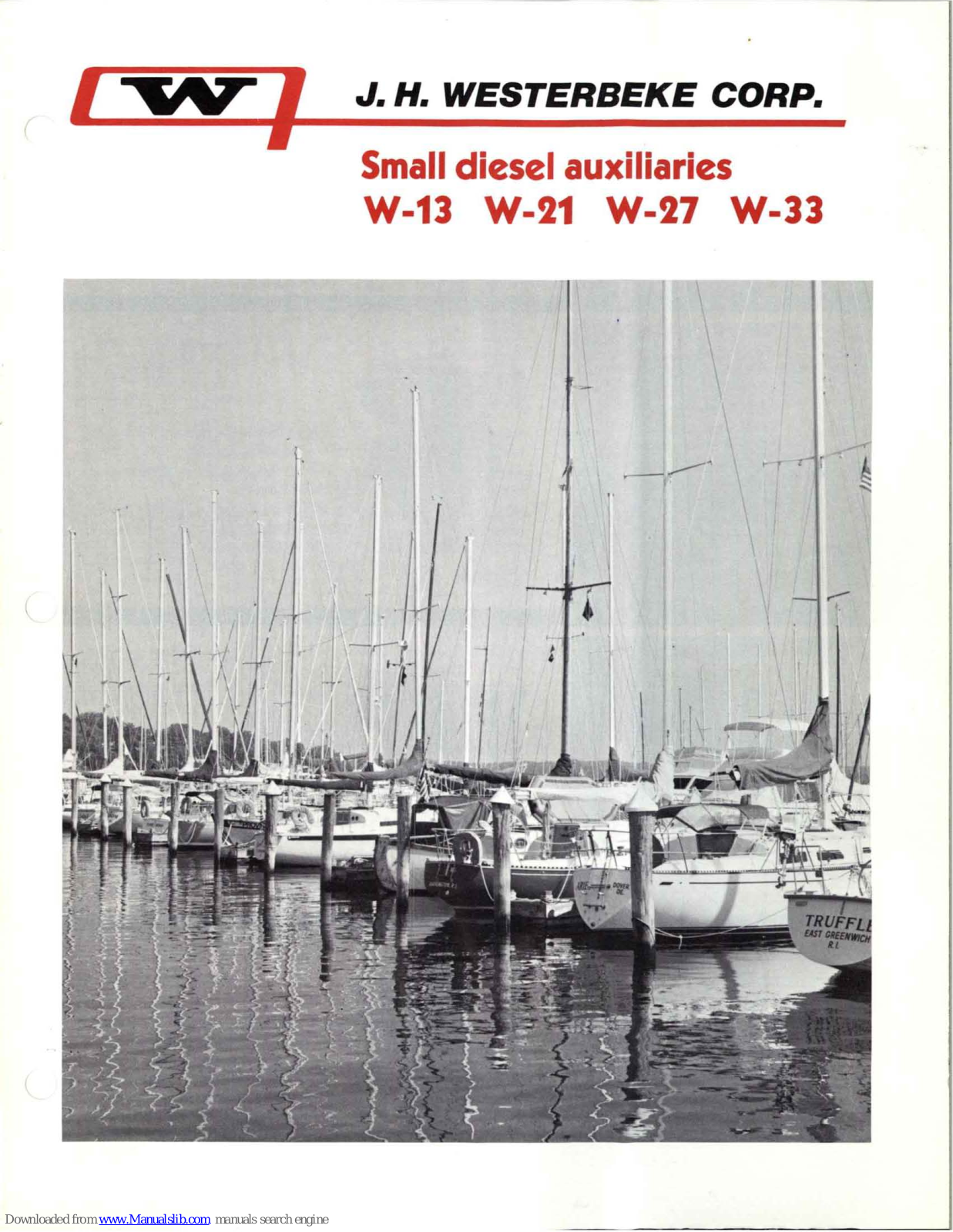 Westerbeke W-13, W-21, W-27, W-33 Information Sheet - ManualMachine.com