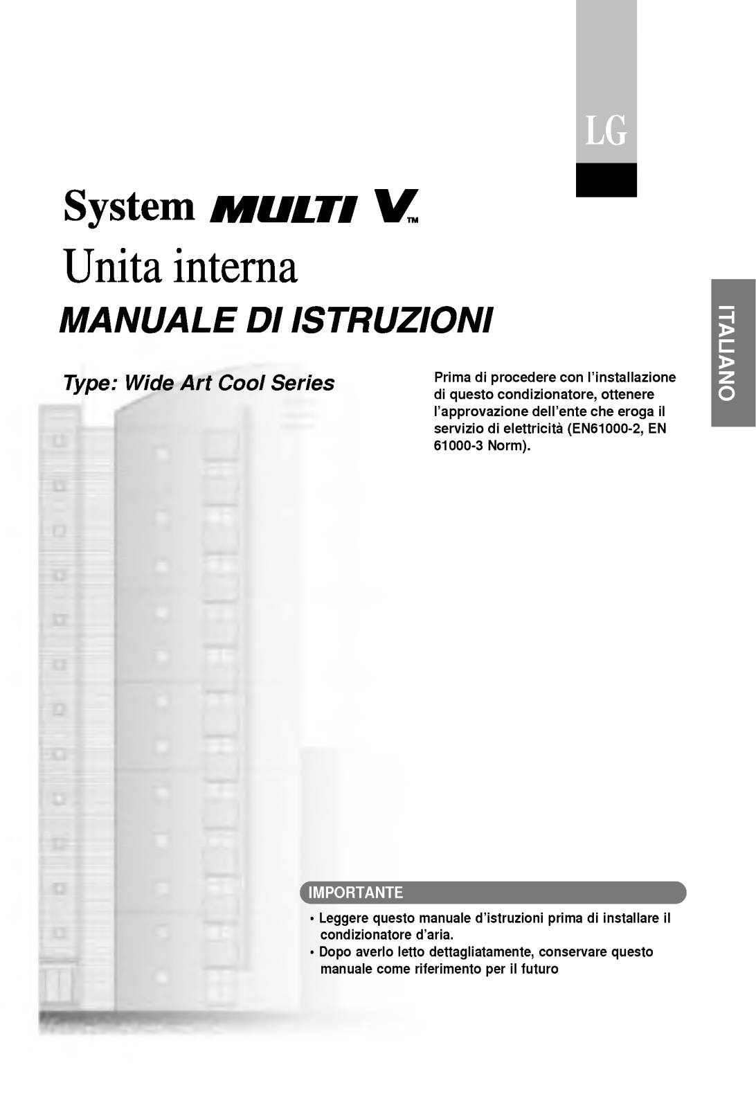 Lg ARNU18GSVM1 User Manual