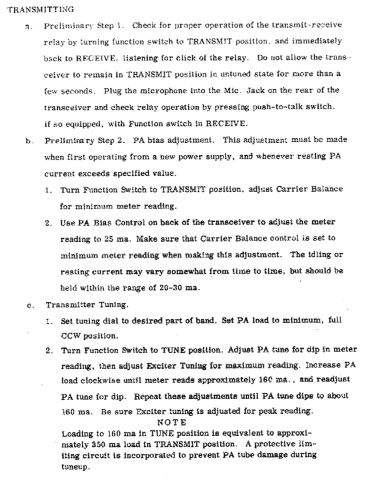 Swan 240 User Manual (PAGE 16)