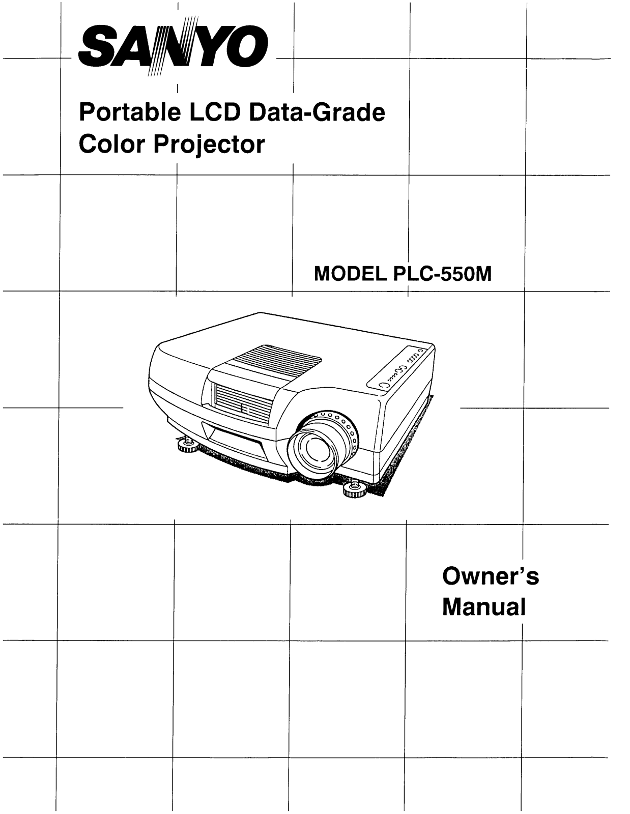 Sanyo PLC-550M User Manual