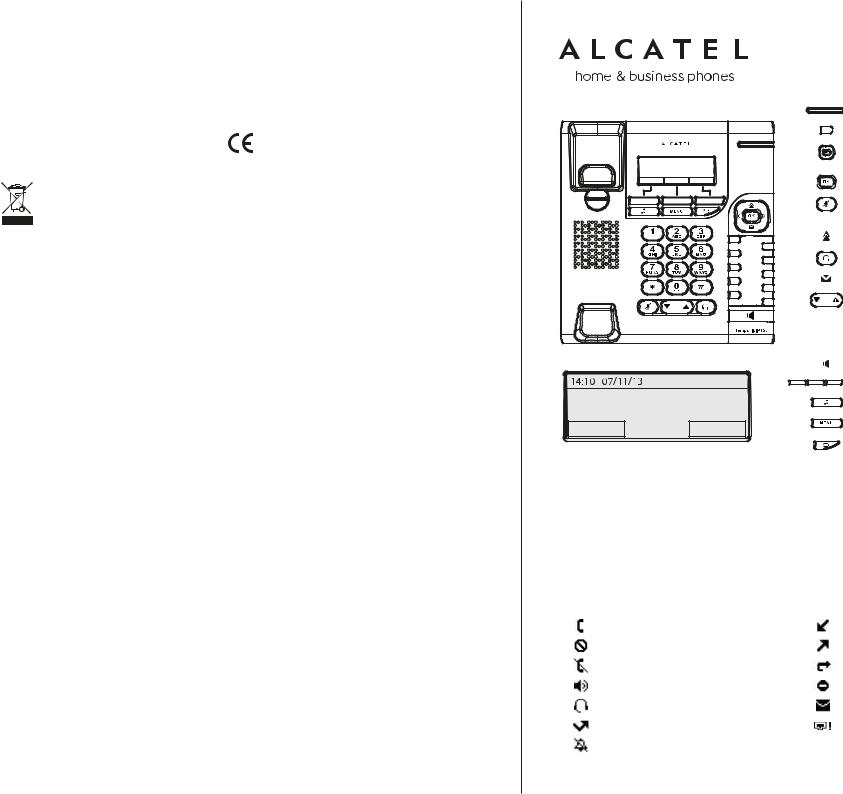 ALCATEL Temporis 150 Pro User Manual