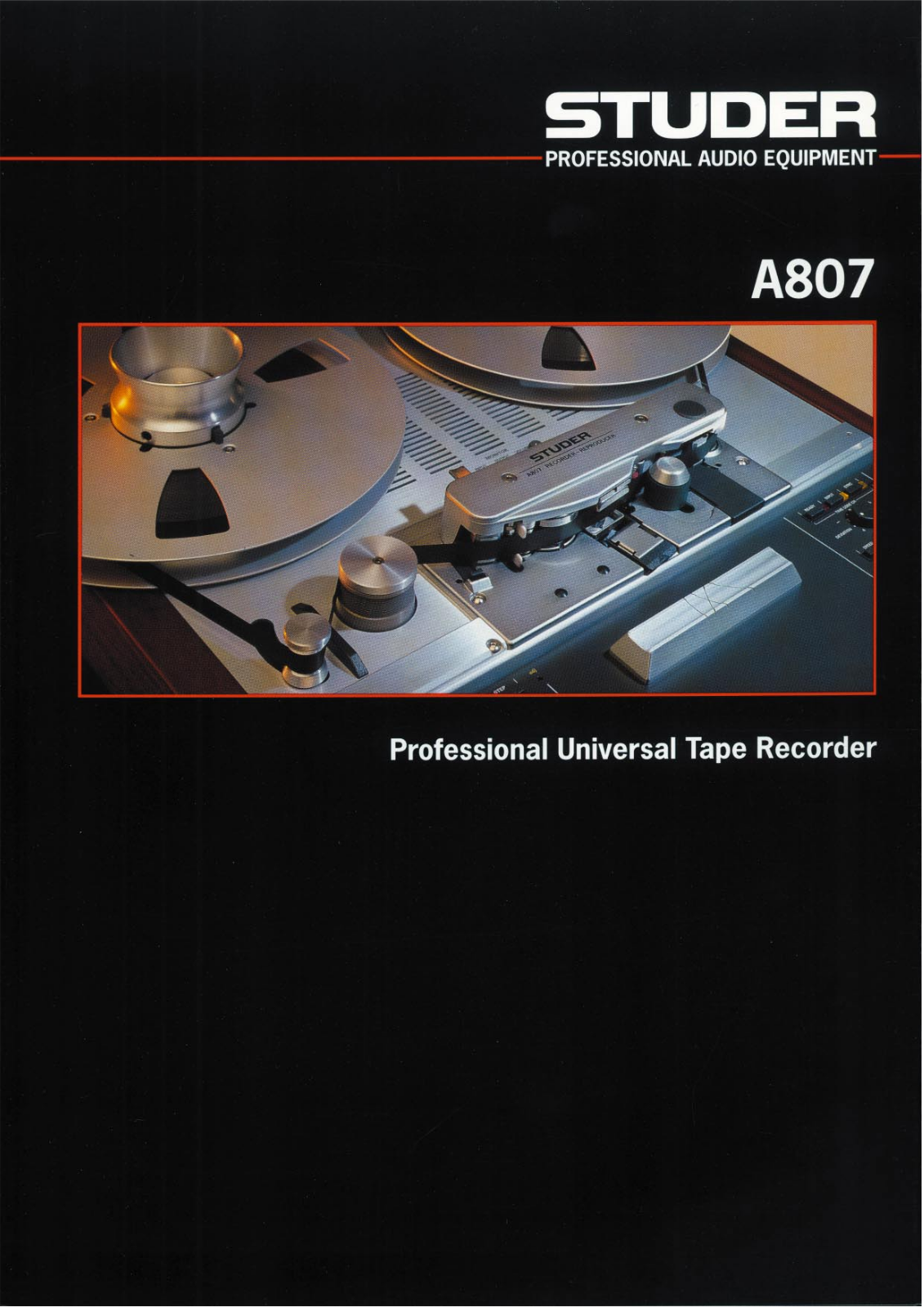 Studer A-807 Brochure