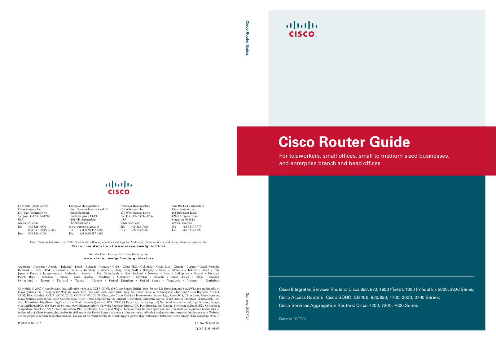 Cisco Systems 850, 870 User Manual